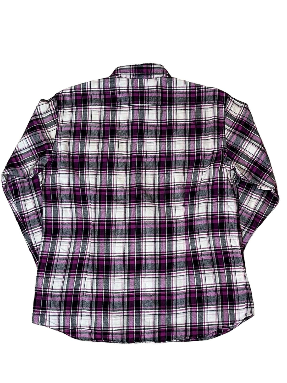 Burberry BURBERRY BLACK LABEL FLANNEL BUTTON UPS SHIRT Size US L / EU 52-54 / 3 - 2 Thumbnail