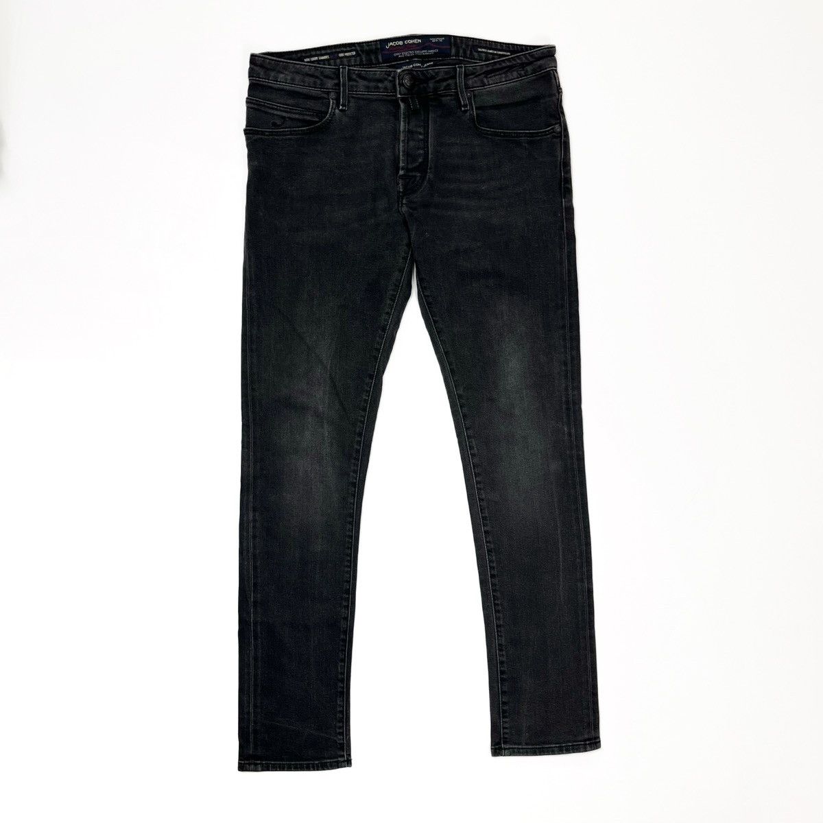 Jacob Cohen Jacob Cohen Type 672 C Comfort Jeans Black Denim Size 33 Size US 33 - 2 Thumbnail
