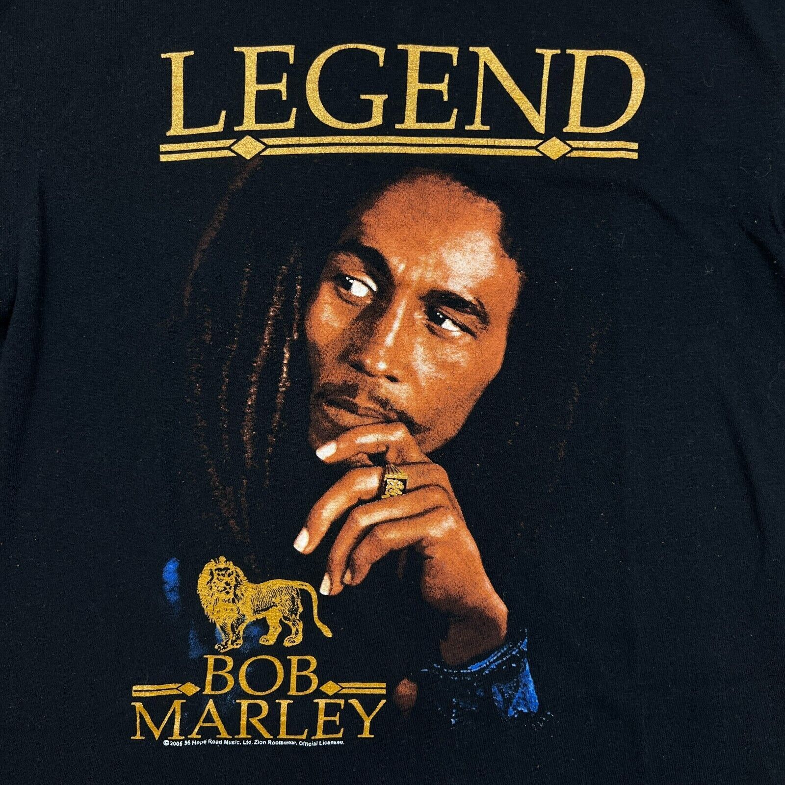 Band Tees × Bob Marley × Vintage 2005 Bob Marley T Shirt Small Legend Zion Short Sleeve Tee Size US S / EU 44-46 / 1 - 3 Thumbnail