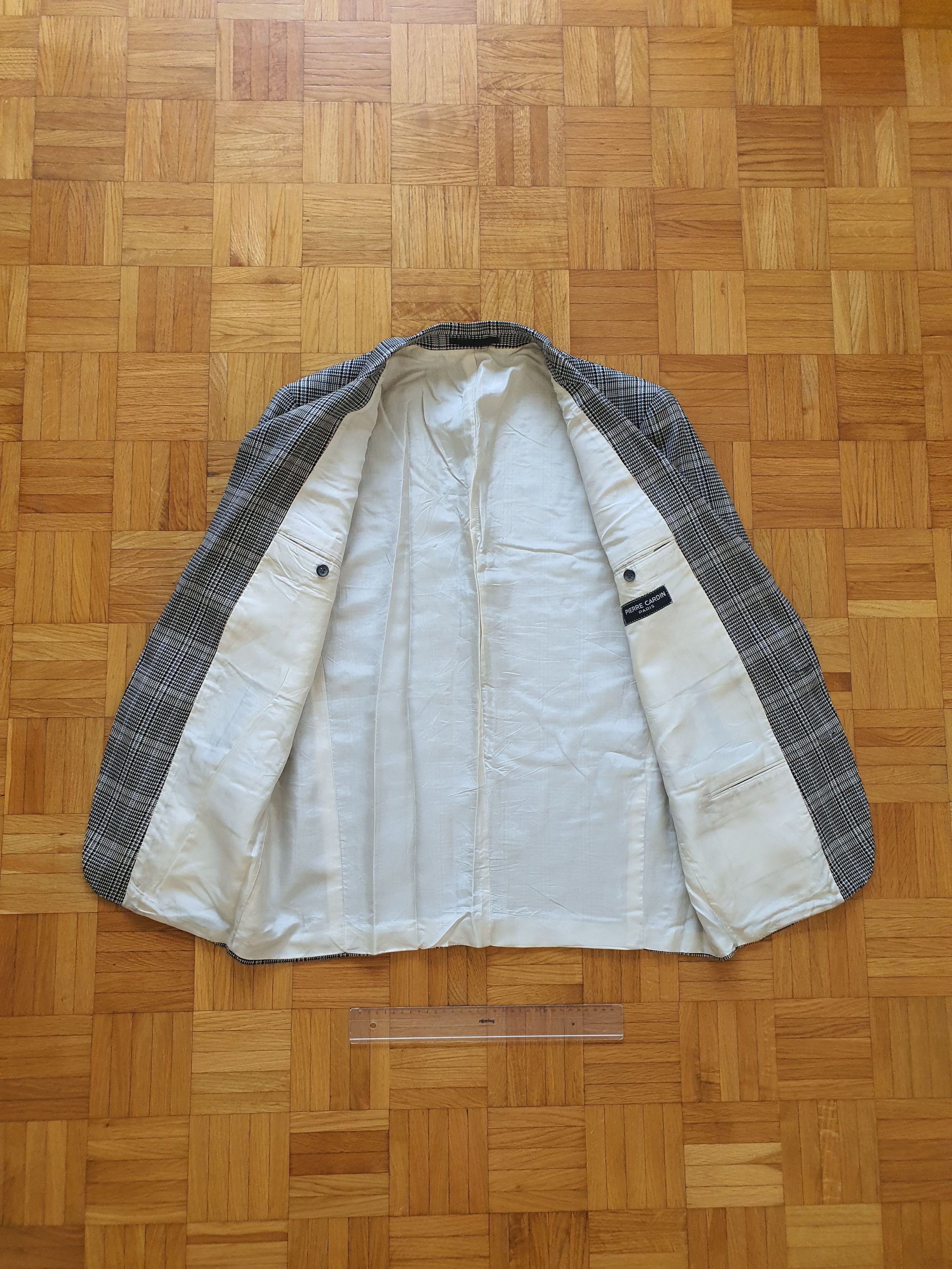 Pierre Cardin Vintage Sports Coat Jacket (Made in France) - Glenplaid Size 42R - 4 Thumbnail