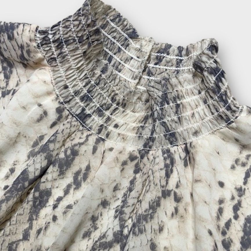 Nordstrom Japna | Snake print blouse top | XS Size XS / US 0-2 / IT 36-38 - 4 Thumbnail