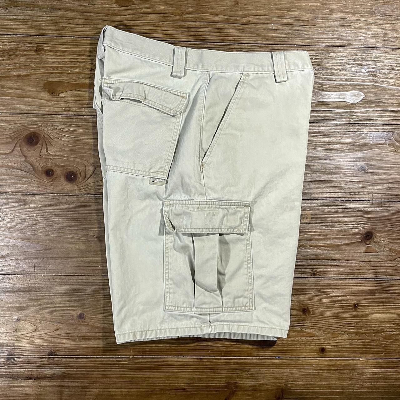 Levi's × Vintage Vintage 90’s Levi’s Silver Tab Khaki Cargo Shorts Size US 31 - 2 Thumbnail