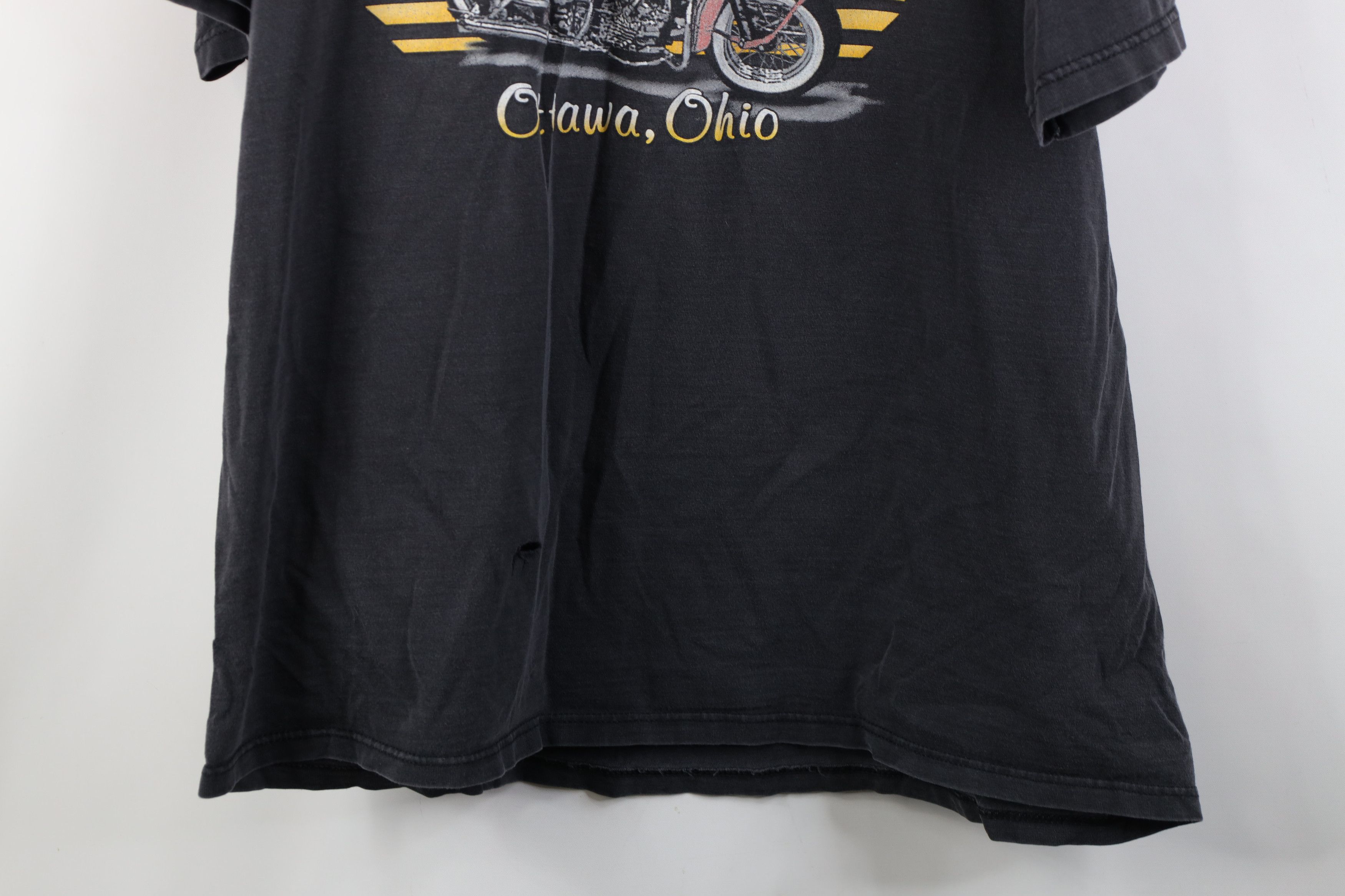 Harley Davidson Vintage 90s Harley Davidson Spell Big Logo T-Shirt Black USA Size US XXL / EU 58 / 5 - 14 Thumbnail