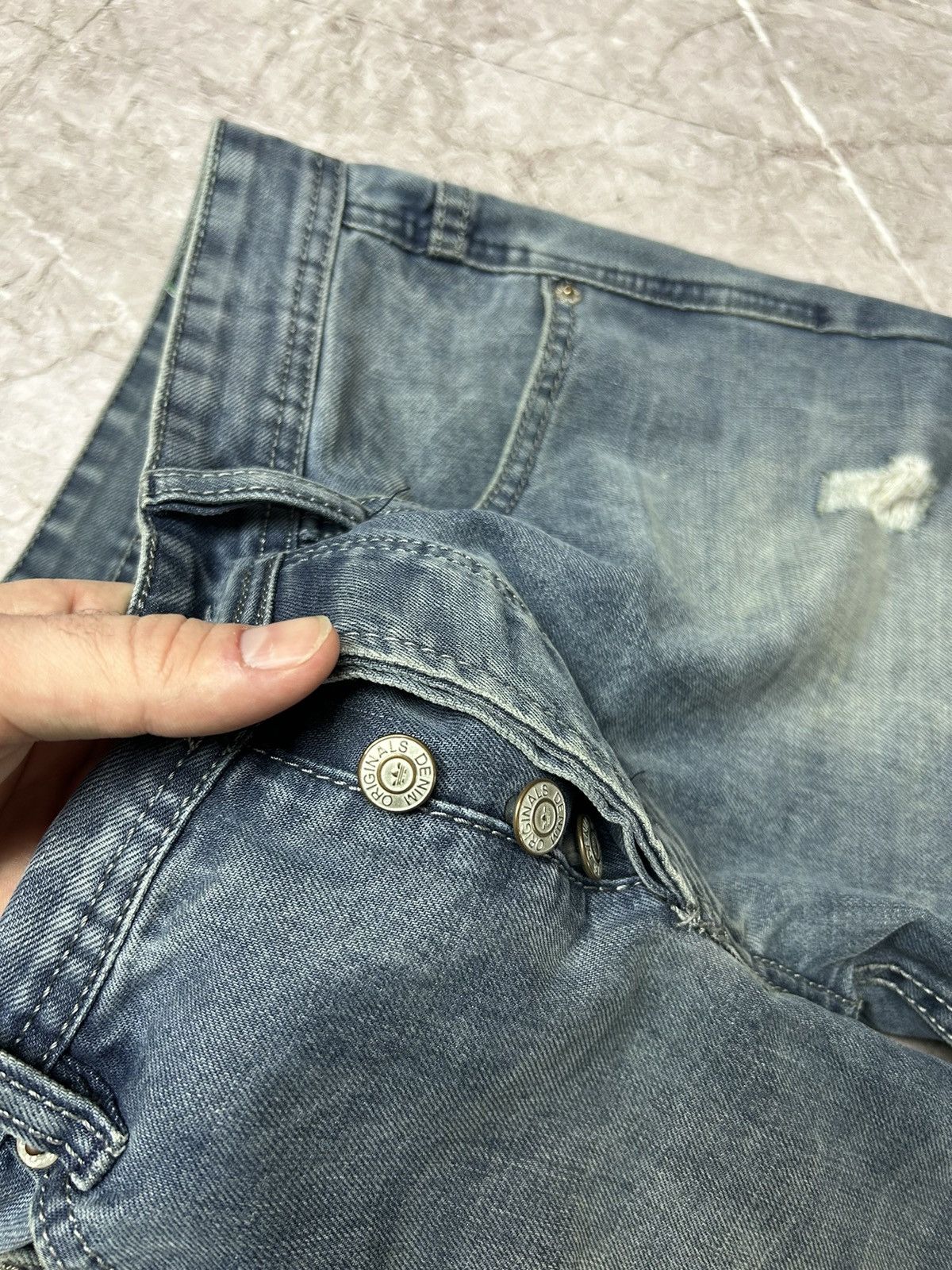 Adidas × Diesel Vintage Diesel Vintage Adidas jeans Size 32 Size US 32 / EU 48 - 4 Thumbnail