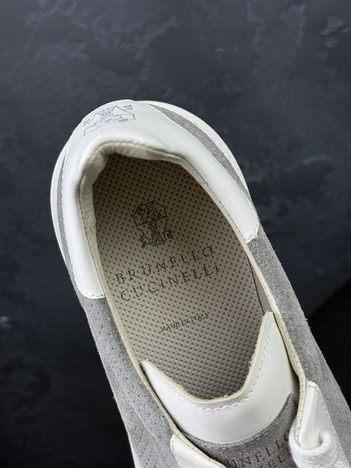 Brunello Cucinelli Brunello Cucinelli Men's Leather Suede Low-Top Sneakers Size US 9.5 / EU 42-43 - 9 Thumbnail