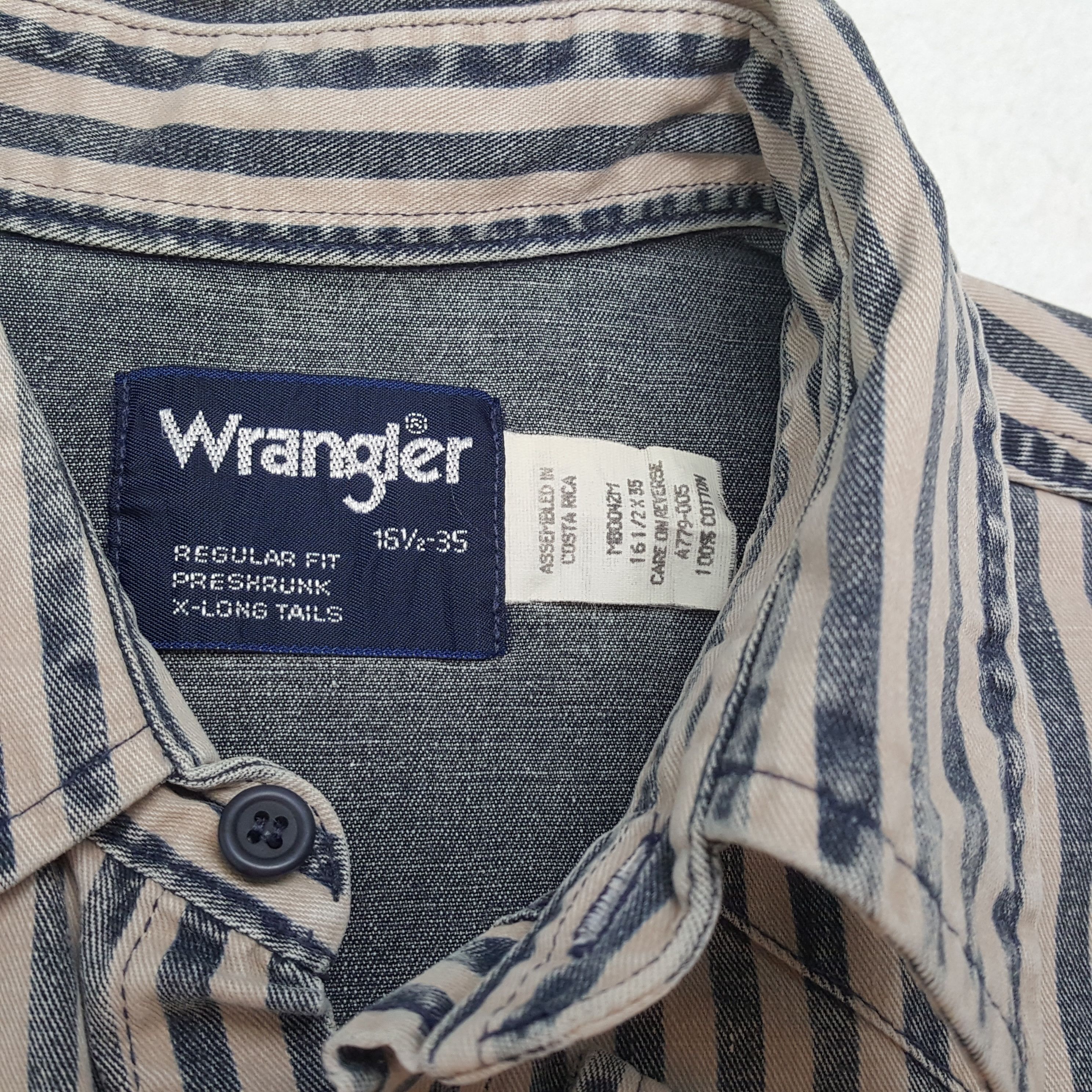 Vintage × Wrangler WRANGLER Classic Style Casual Shirt Size US XL / EU 56 / 4 - 8 Thumbnail