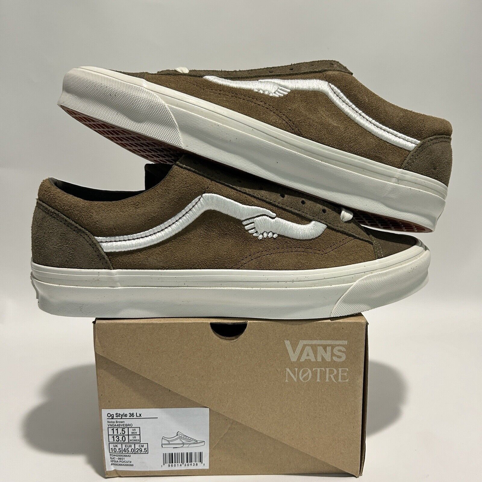 Vans Notre x Vans Vault OG Old Skool 36 LX “Expresso Brown” 2024 Size US 11.5 / EU 44-45 - 1 Thumbnail