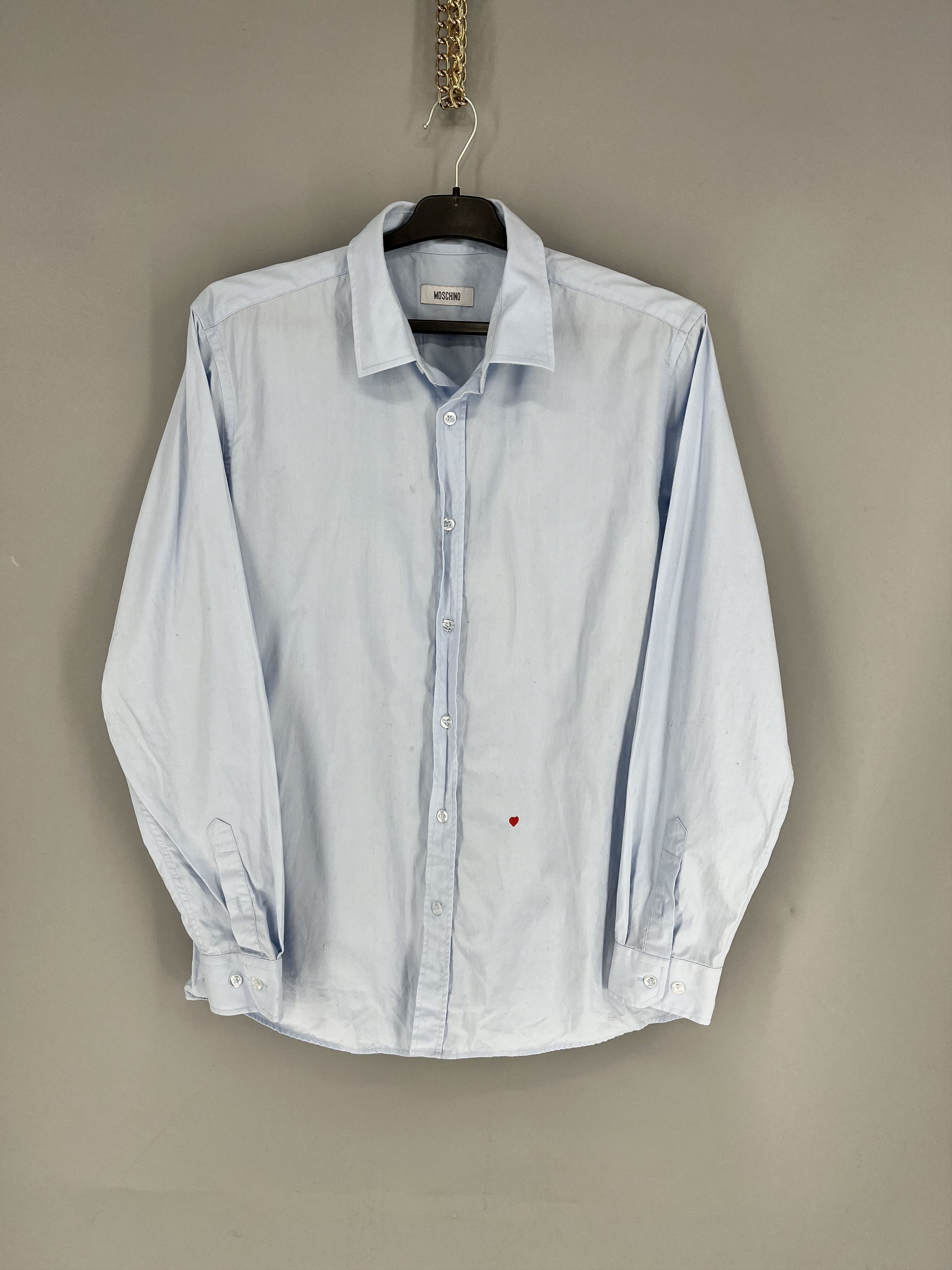 Moschino Moschino Shirt Button Ups Vintage Luxury Size US L / EU 52-54 / 3 - 1 Thumbnail