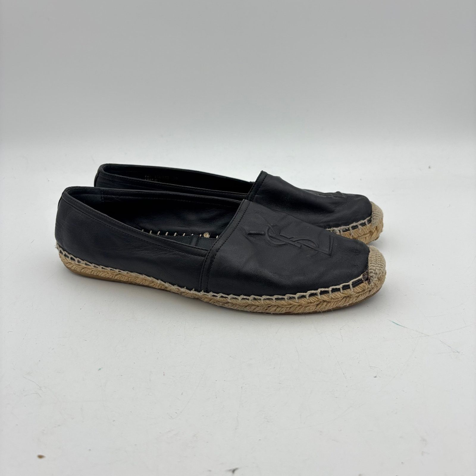 Saint Laurent Paris YSL Saint Laurent Logo Leather Espadrille Shoes Men 43 US 10 Size US 9 / IT 39 - 2 Thumbnail