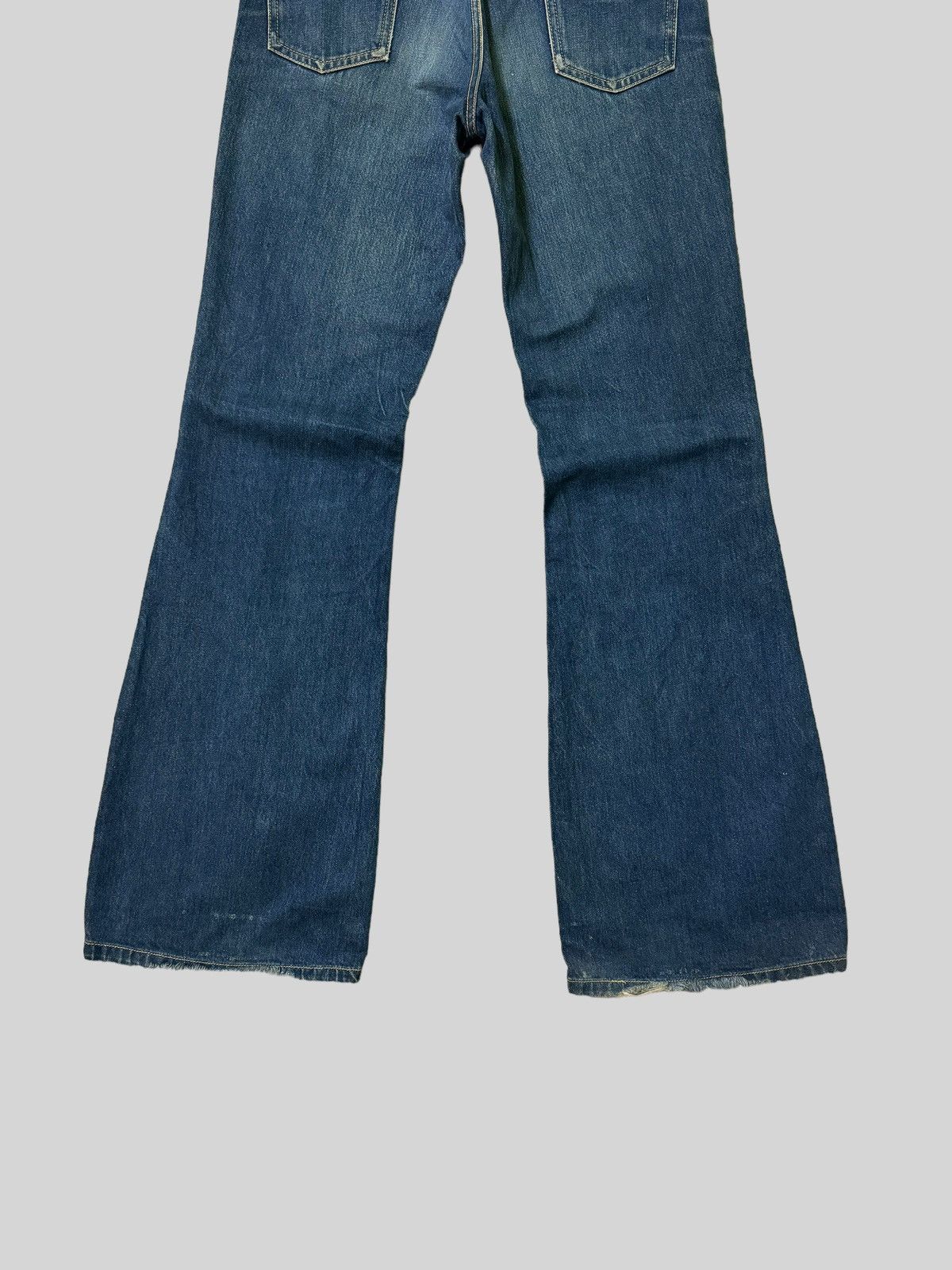 If Six Was Nine Vintage Flared BLUE EYES Scovill Zipper Bell bottom Denim Size US 30 / EU 46 - 11 Thumbnail