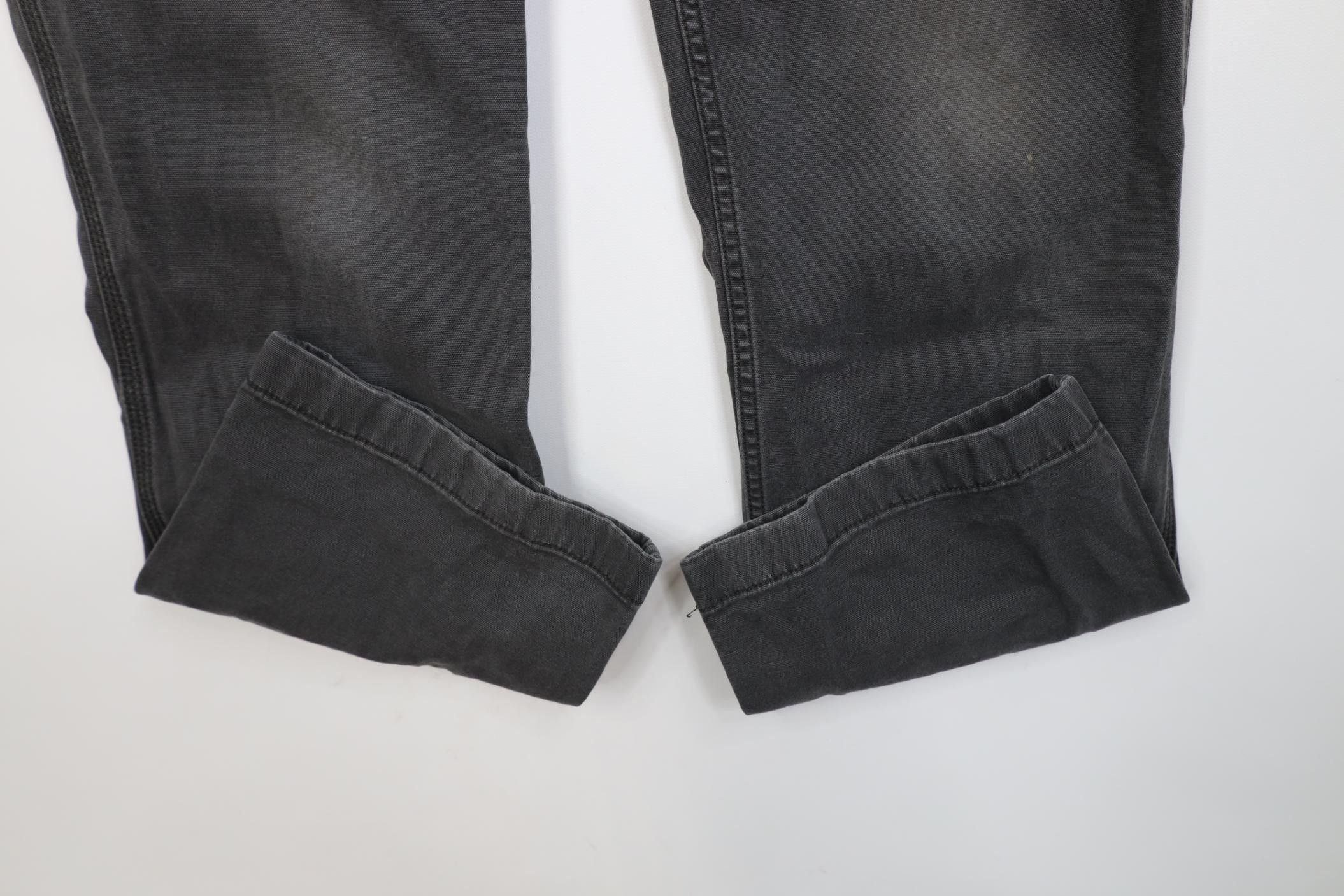 Carhartt Vintage Y2K Carhartt Fit Stretch Canvas Wide Leg Pants Gray Size US 34 / EU 50 - 5 Thumbnail