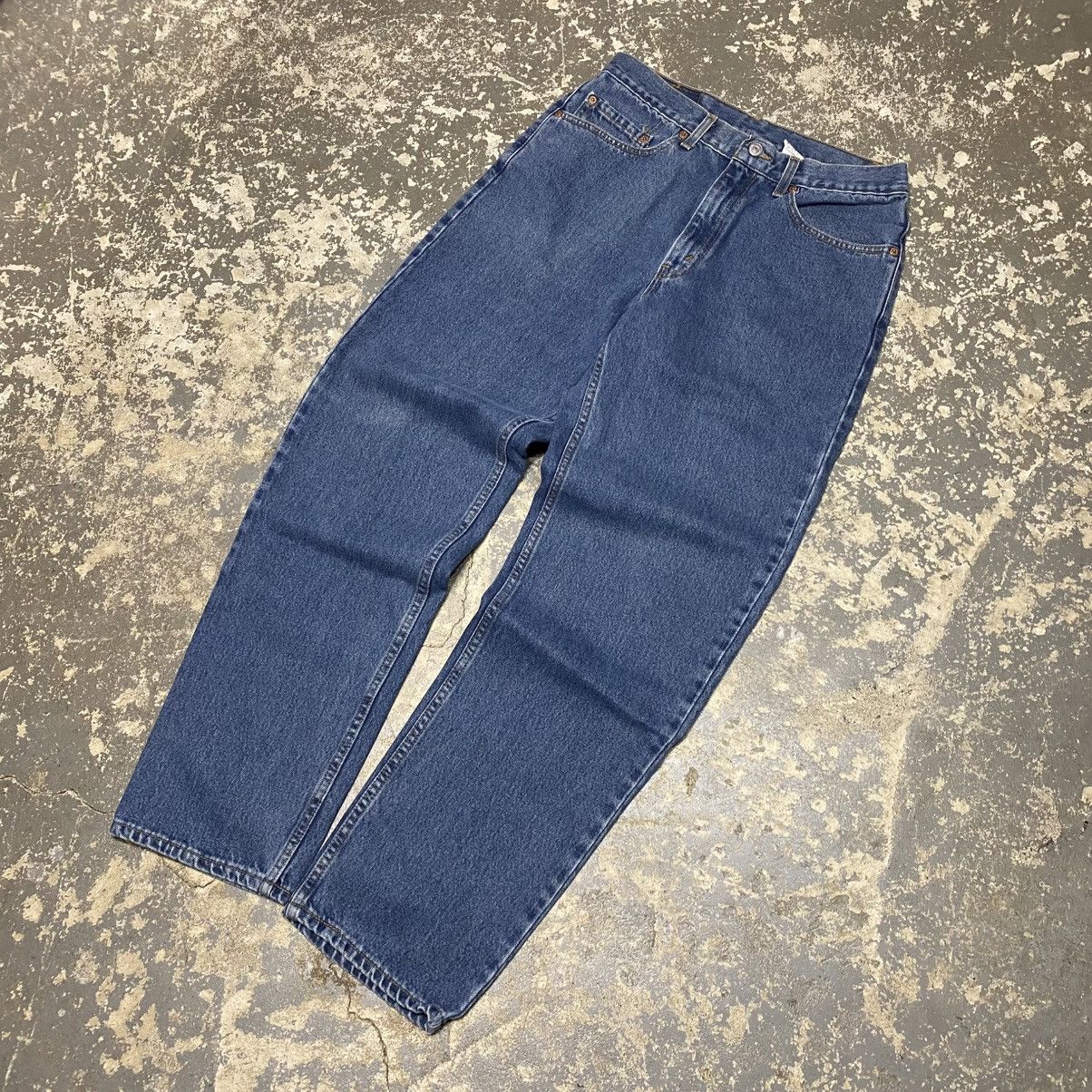 Levi's × Vintage Vintage Levi’s 550 Relaxed Fit Blue Denim Jeans USA 90s Size US 31 - 6 Thumbnail