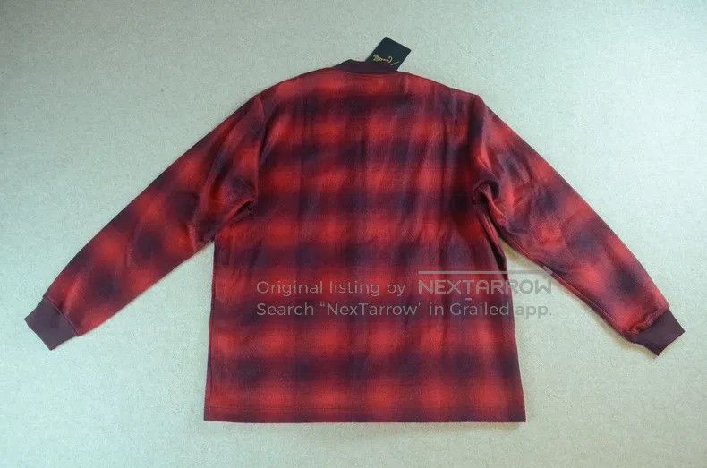 Needles Needles size S Dark check wool jacket overcoat baseball sui Size US L / EU 52-54 / 3 - 7 Thumbnail