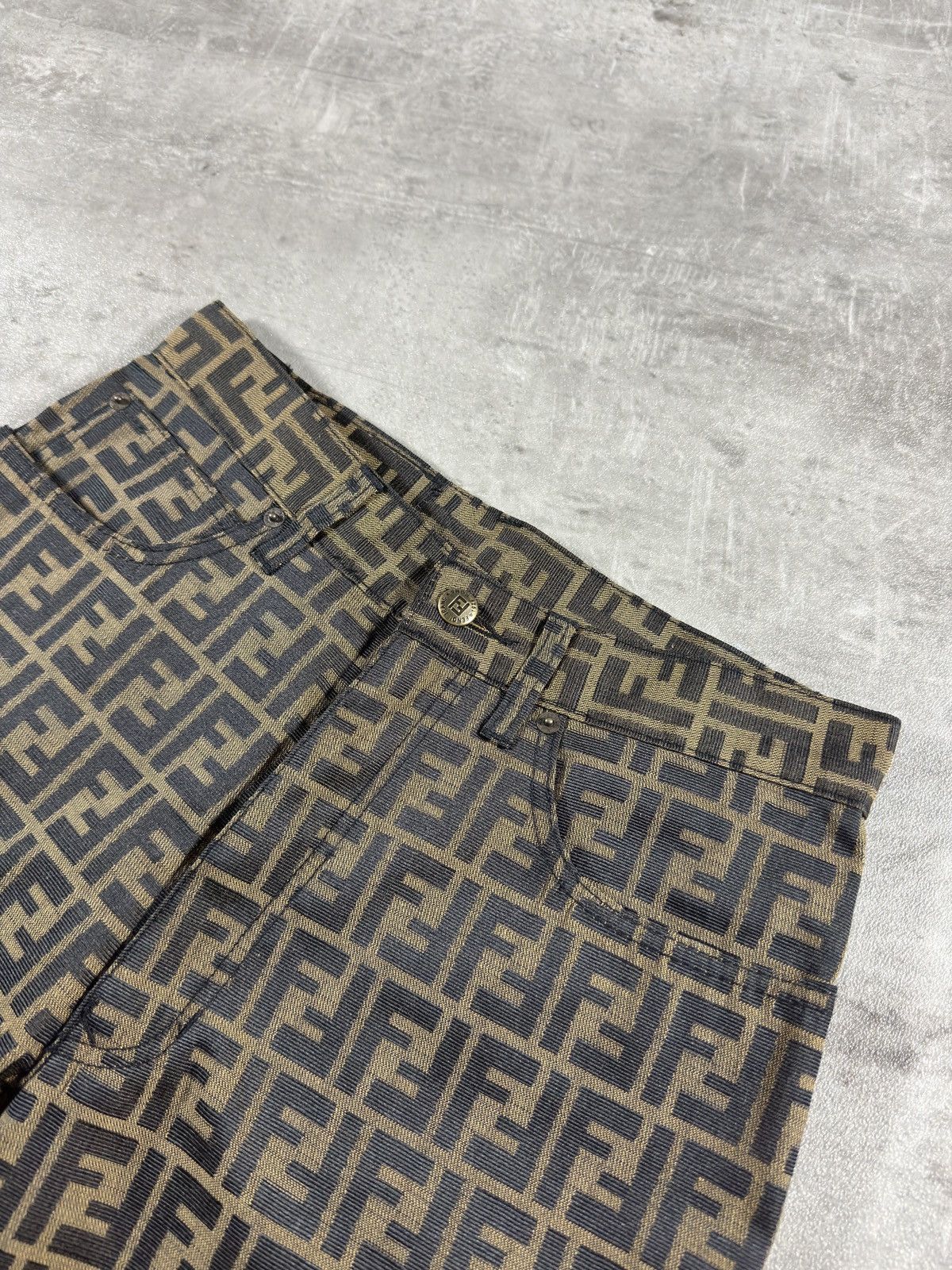 Fendi Fendi Zucca Monogram Pants luxury Size 30" / US 8 / IT 44 - 5 Thumbnail