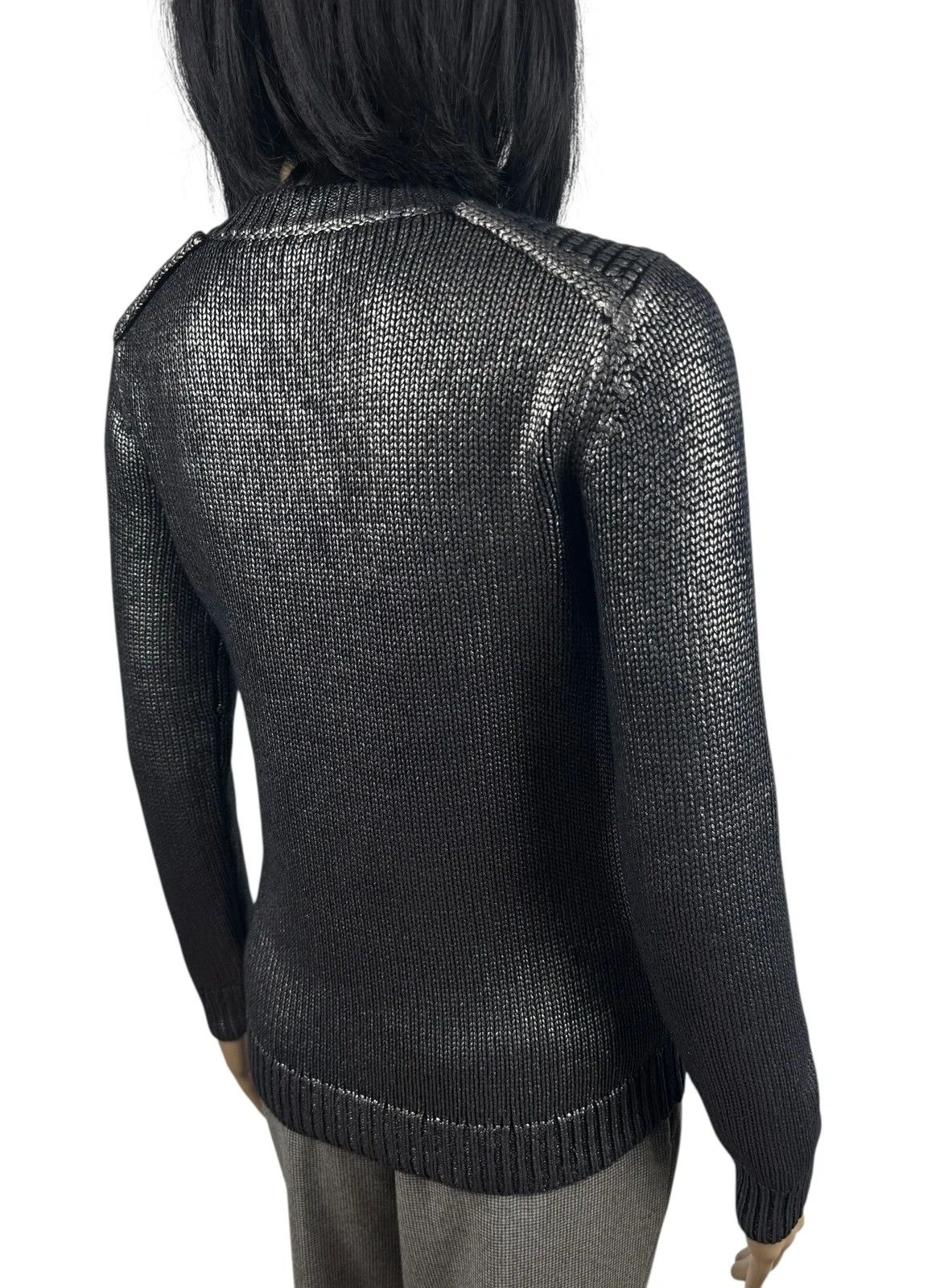 Maje Maje Cotton Melallic Pullover size 1 Size S / US 4 / IT 40 - 8 Thumbnail