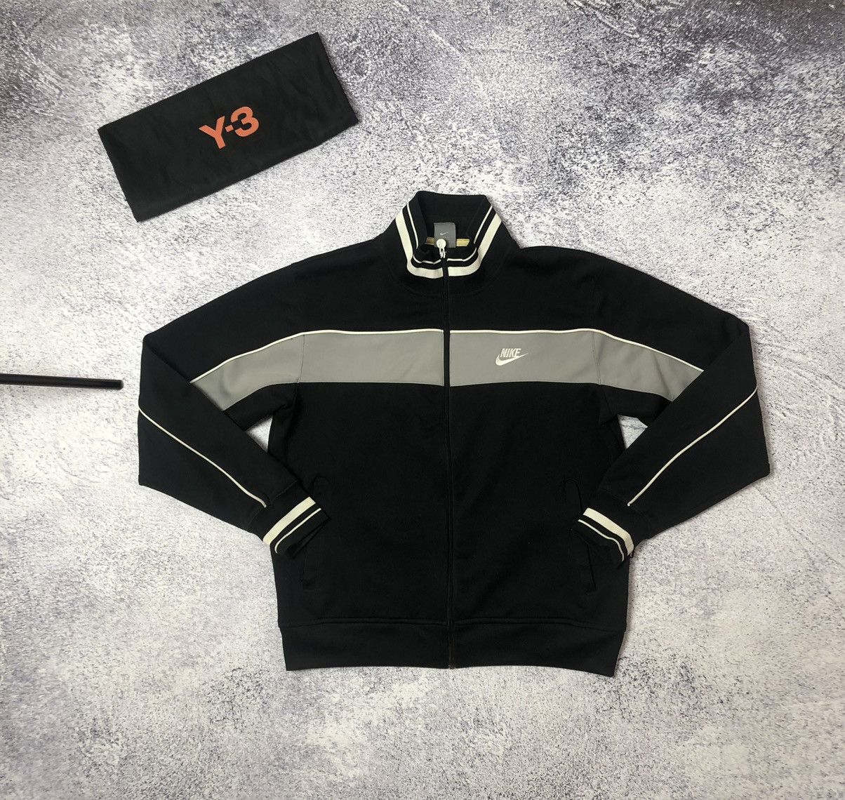 Vintage Vintage zip Nike size M y2k men’s usa casual rare drill ykk Size US M / EU 48-50 / 2 - 1 Thumbnail