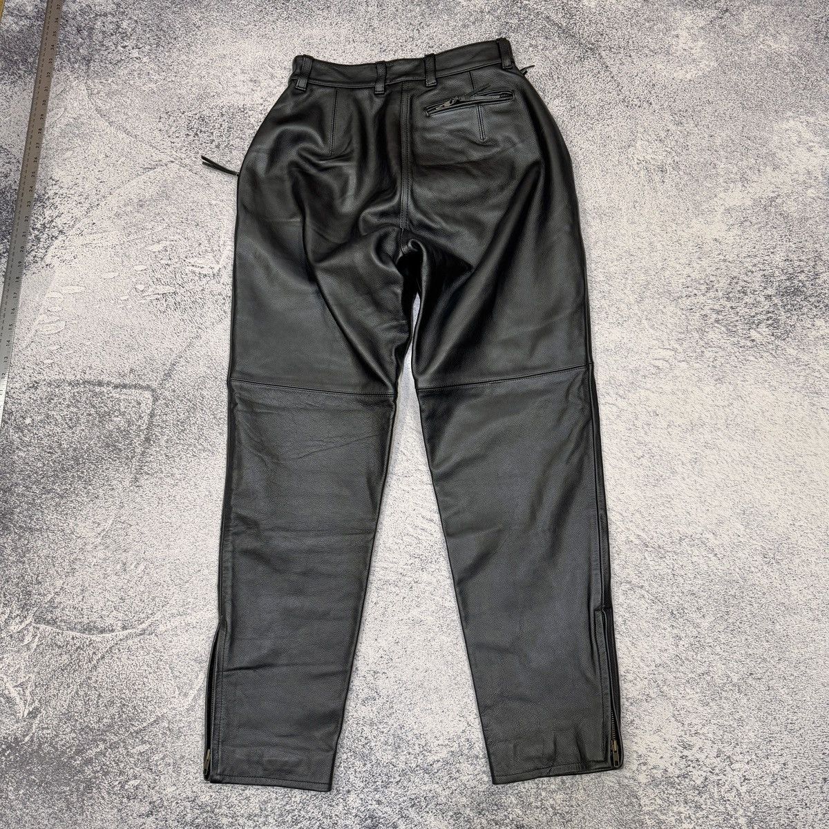 Hein Gericke Classic Gear Hiprotec Leather Motorcycle Pants Size 40 Size 30" / US 8 / IT 44 - 9 Thumbnail