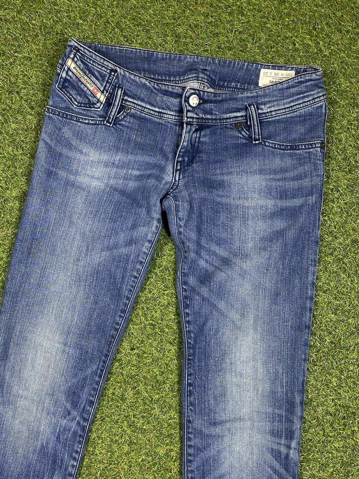 Diesel Vintage Y2K Diesel jeans denim streetwear style size 28 Size 28" / US 6 / IT 42 - 2 Thumbnail