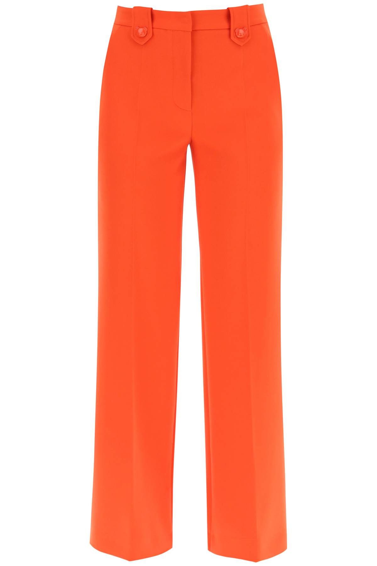 image of Moschino Teddy Bear Pants in Rosso, Women's (Size 26)