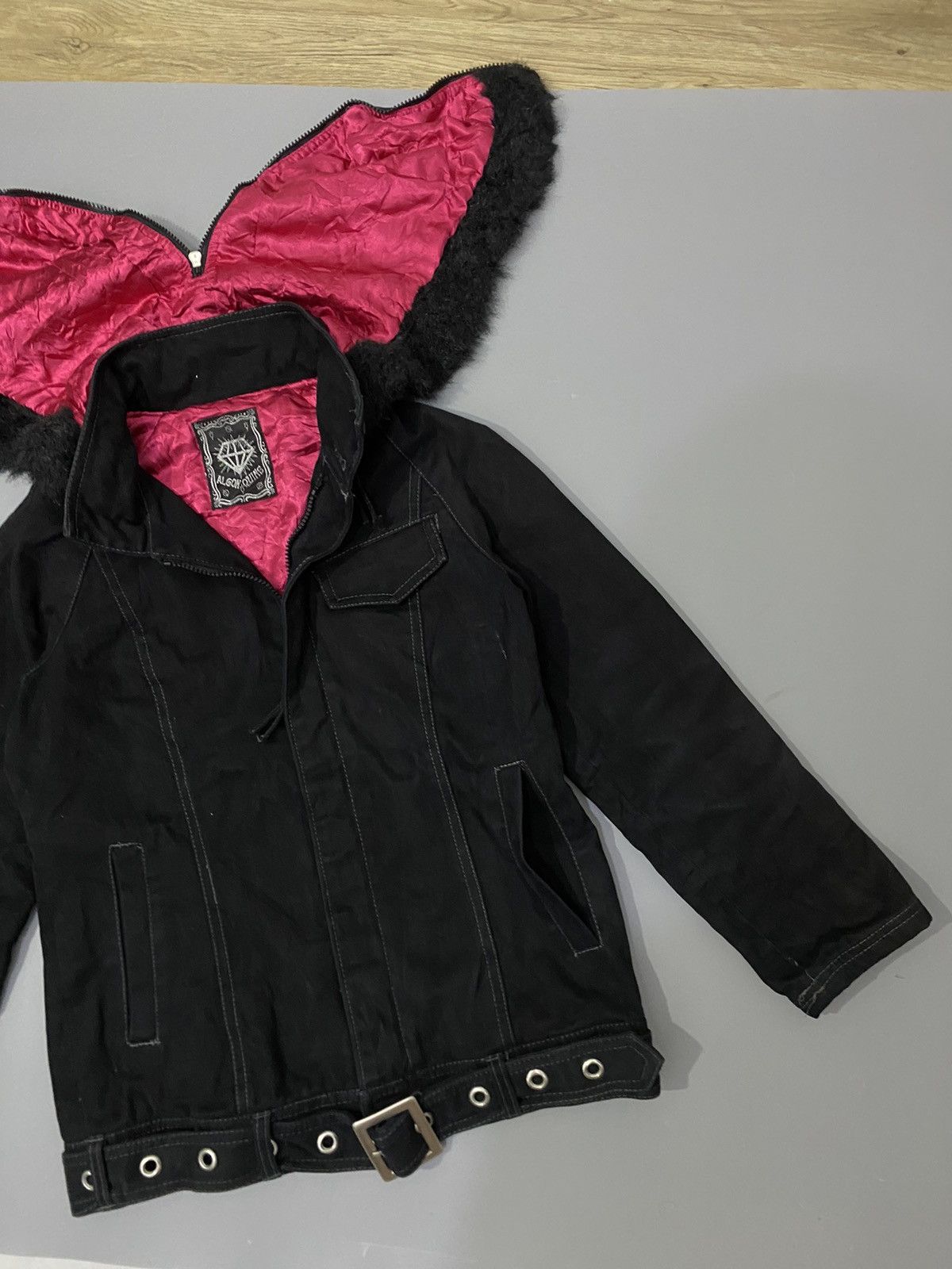 14th Addiction × If Six Was Nine × Le Grande Bleu (L.G.B.) 💥Japan💥Algonquins Fur Denim Jacket Size US M / EU 48-50 / 2 - 4 Thumbnail