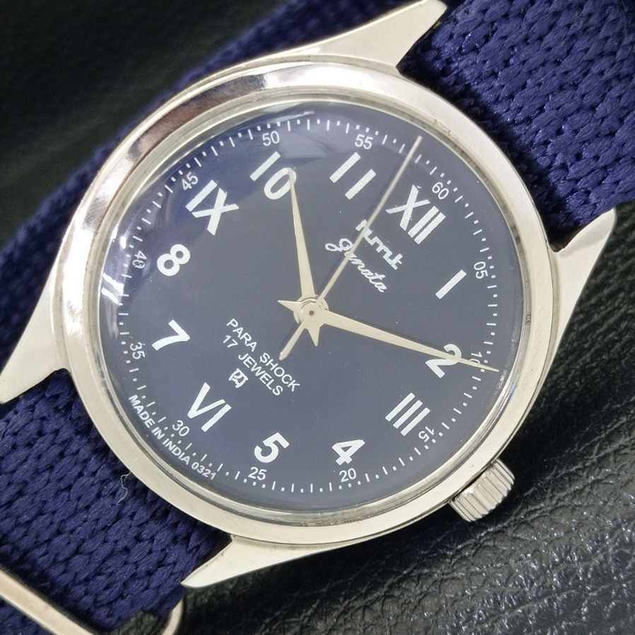 HMT AUTHENTIC HMT JANATA INDIAN WINDING MENS WATCH a430033-a Size 38 - 1 Thumbnail
