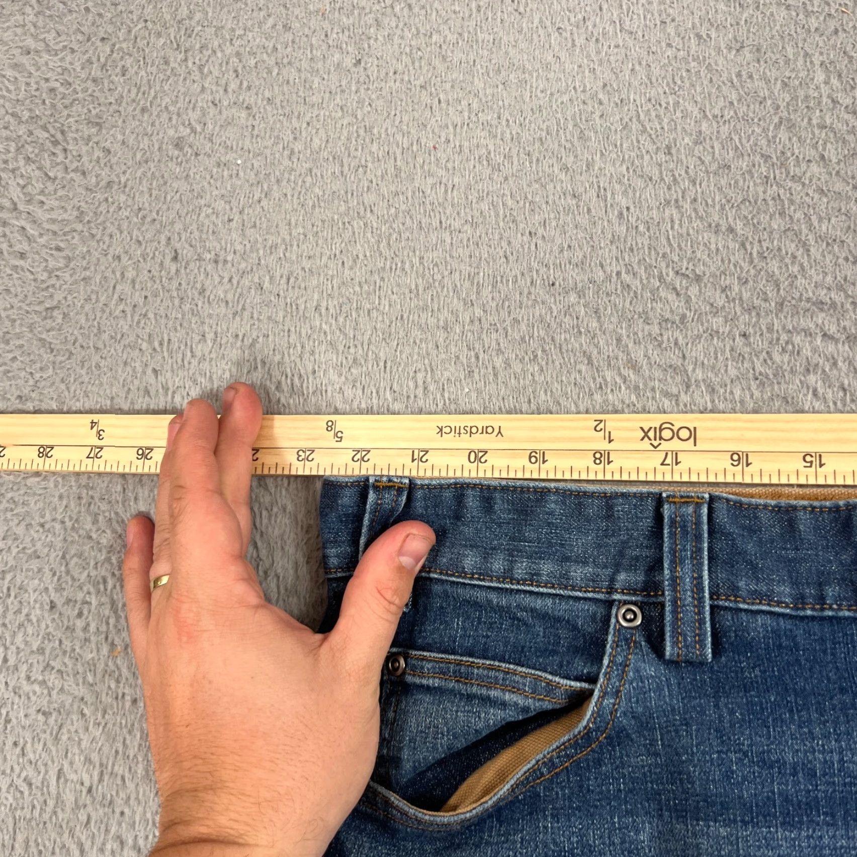 Vintage Vintage Duluth Trading Ballroom Flex Jeans Size 44x32 Men Relaxed Fit Denim Blue Size US 44 / EU 60 - 5 Thumbnail