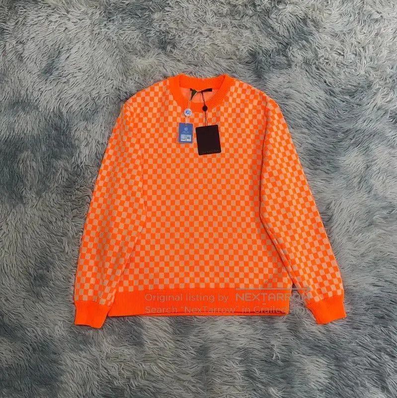 Louis Vuitton Louis Vuitton Men's Orange Cotton Sweatshirt . Size US S / EU 44-46 / 1 - 1 Thumbnail