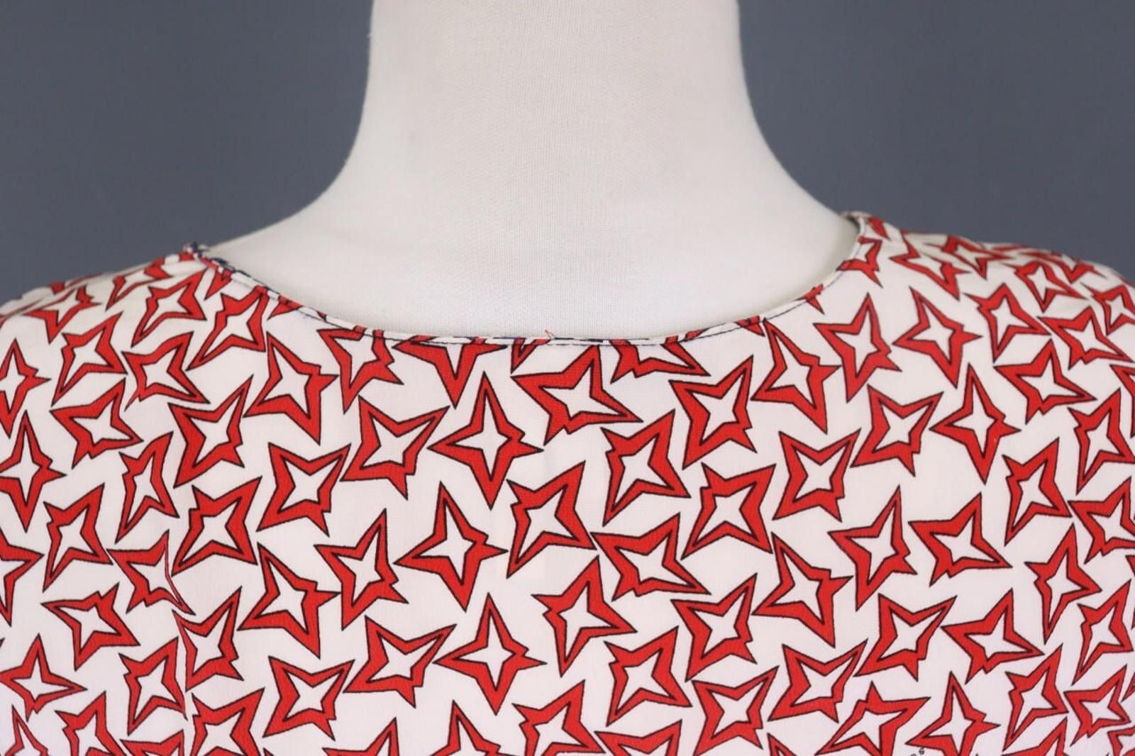Designer Dorothee Schumacher Printed Dotted Top Shirt Blouse Size 2 Size M / US 6-8 / IT 42-44 - 11 Thumbnail