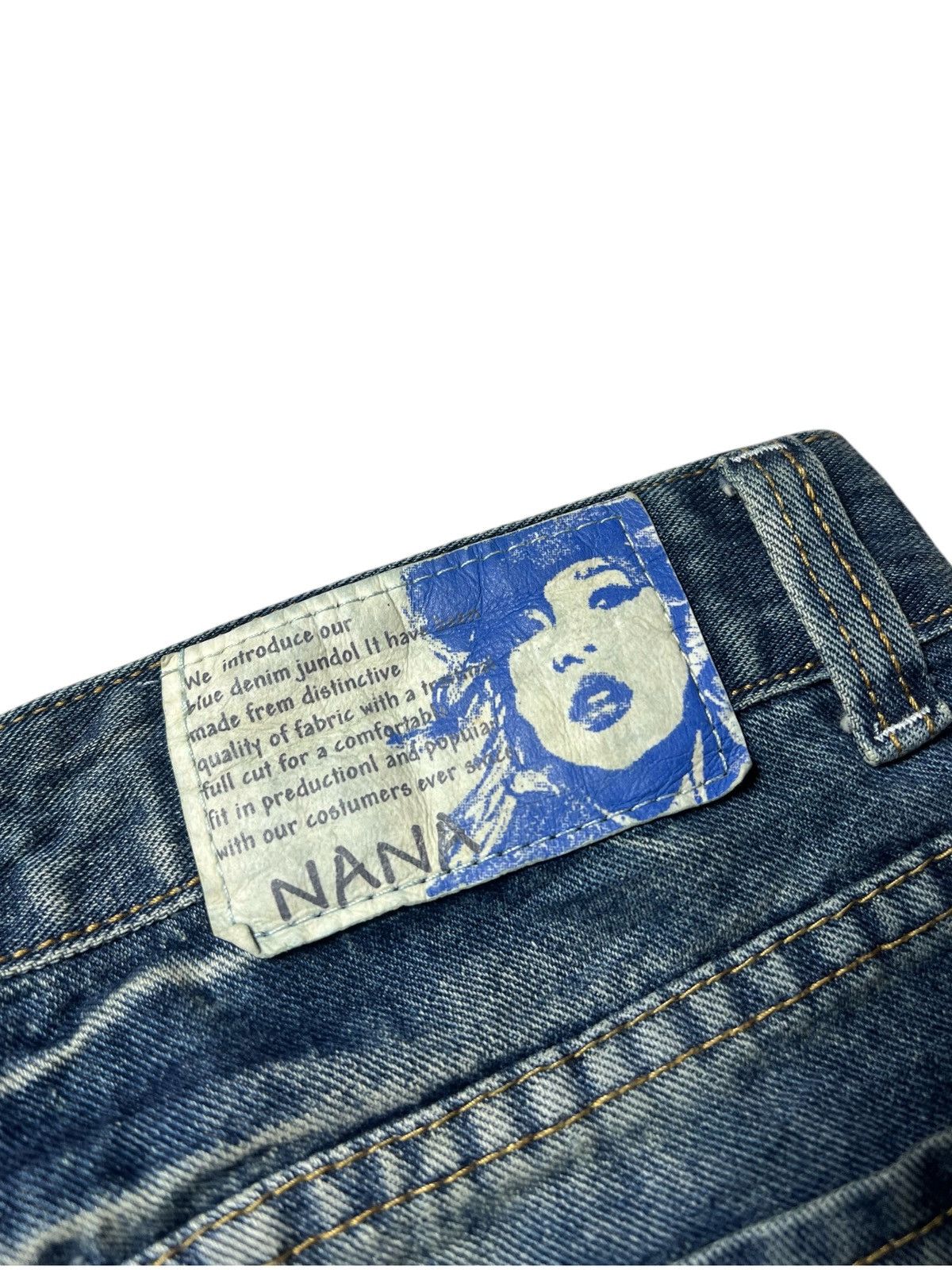 Japanese Brand Nana Skull Jeans Distressed Hotpants Size 30" / US 8 / IT 44 - 9 Thumbnail