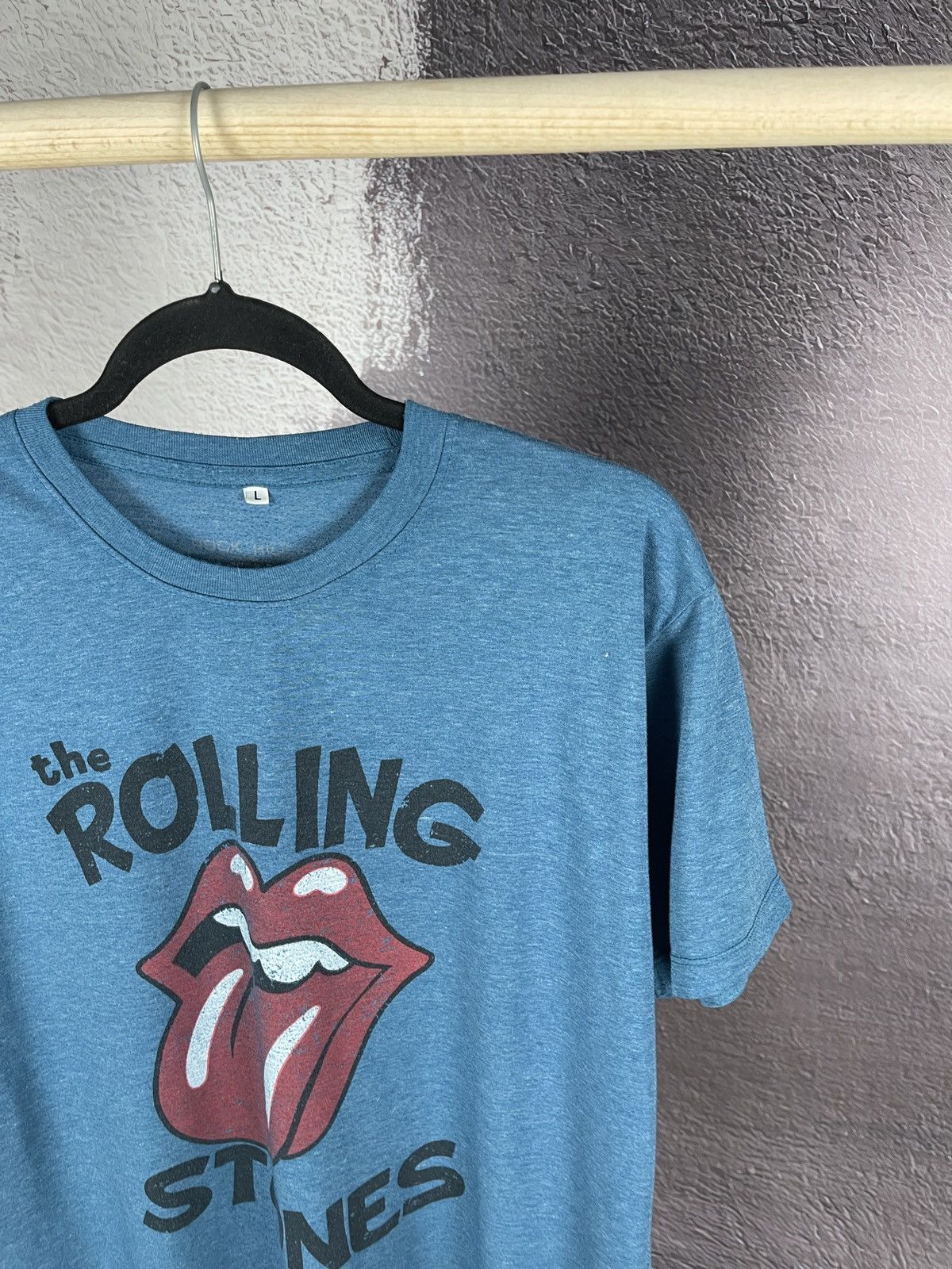 Band Tees The Rolling Stones blue vintage tee shirt Size US L / EU 52-54 / 3 - 6 Thumbnail