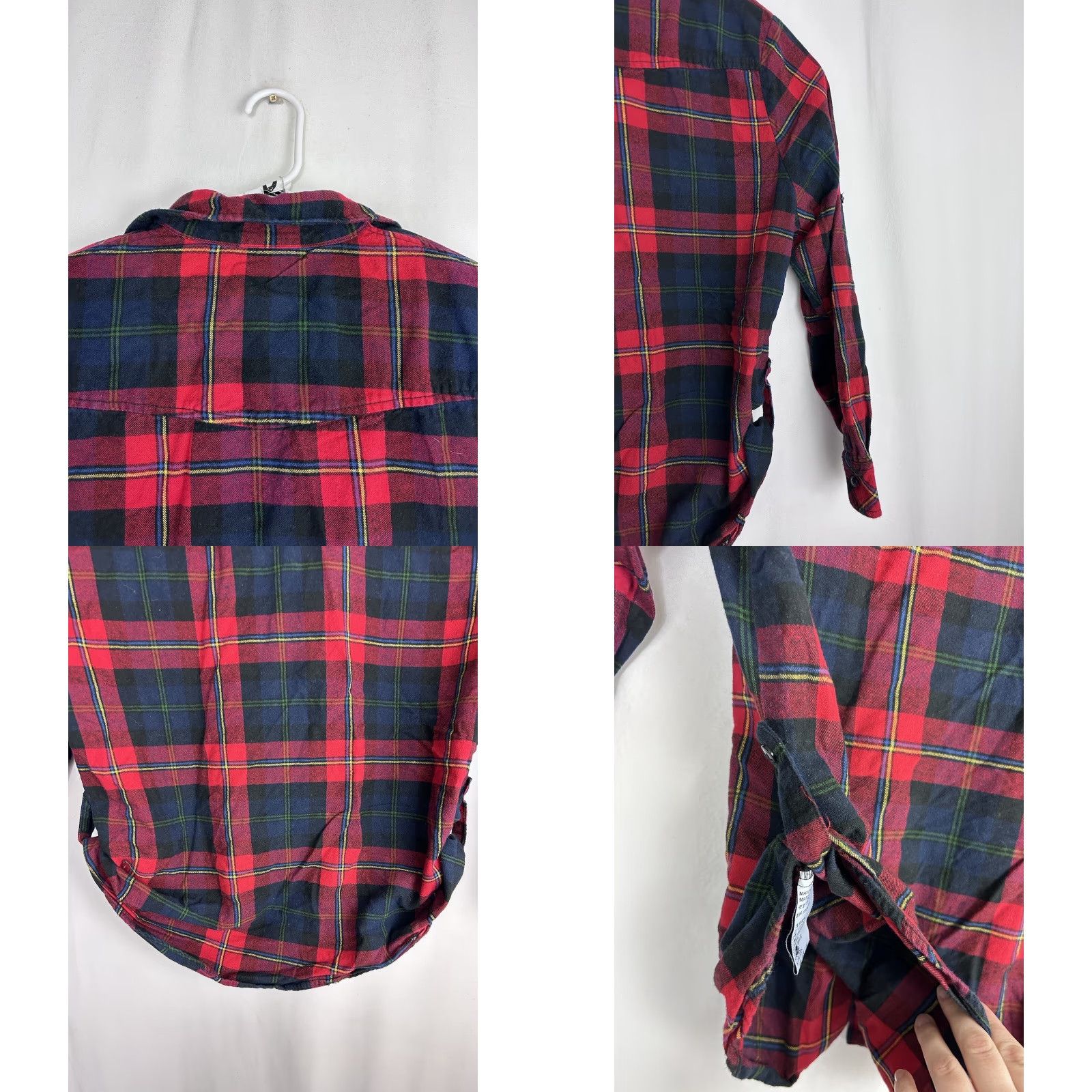 Vintage VINTAGE Matchstick Argus Womens 2XL Red Black Plaid Flannel Button-Up Shirt Casual Outdoor Pockets Womens Size XXL / US 16-18 / IT 52-54 - 9 Thumbnail