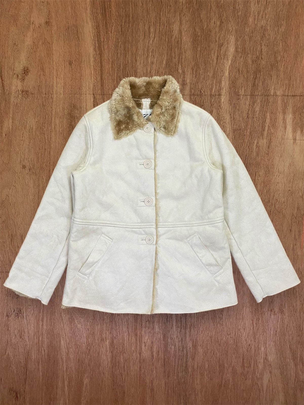 Junko Shimada 77i by Junko Shimada Faux Fur Jacket Size XS / US 0-2 / IT 36-38 - 1 Thumbnail
