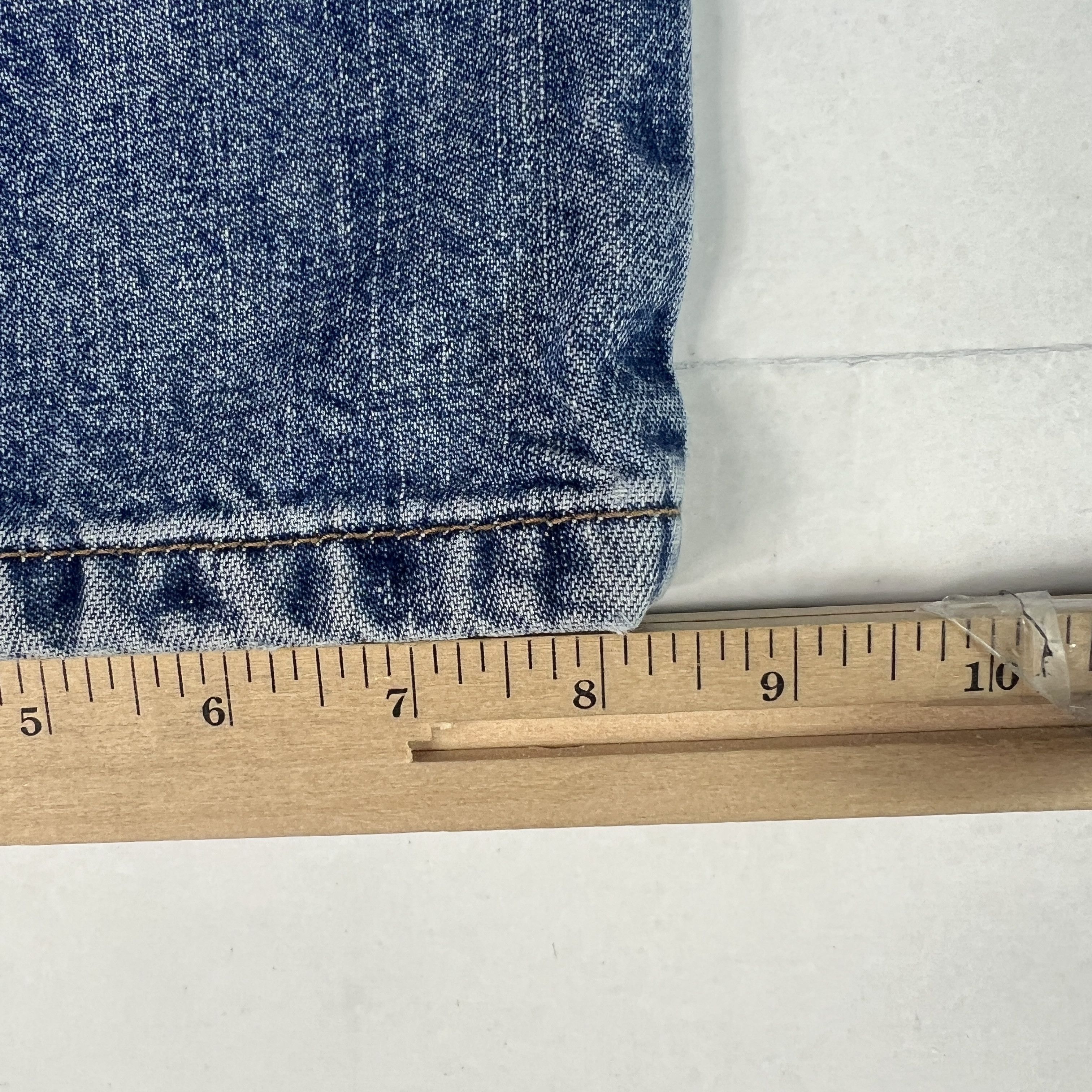 Calvin Klein VTG Calvin Klein Jeans Mid Rise Boot Cut Blue Faded Denim Size 32" / US 10 / IT 46 - 15 Thumbnail