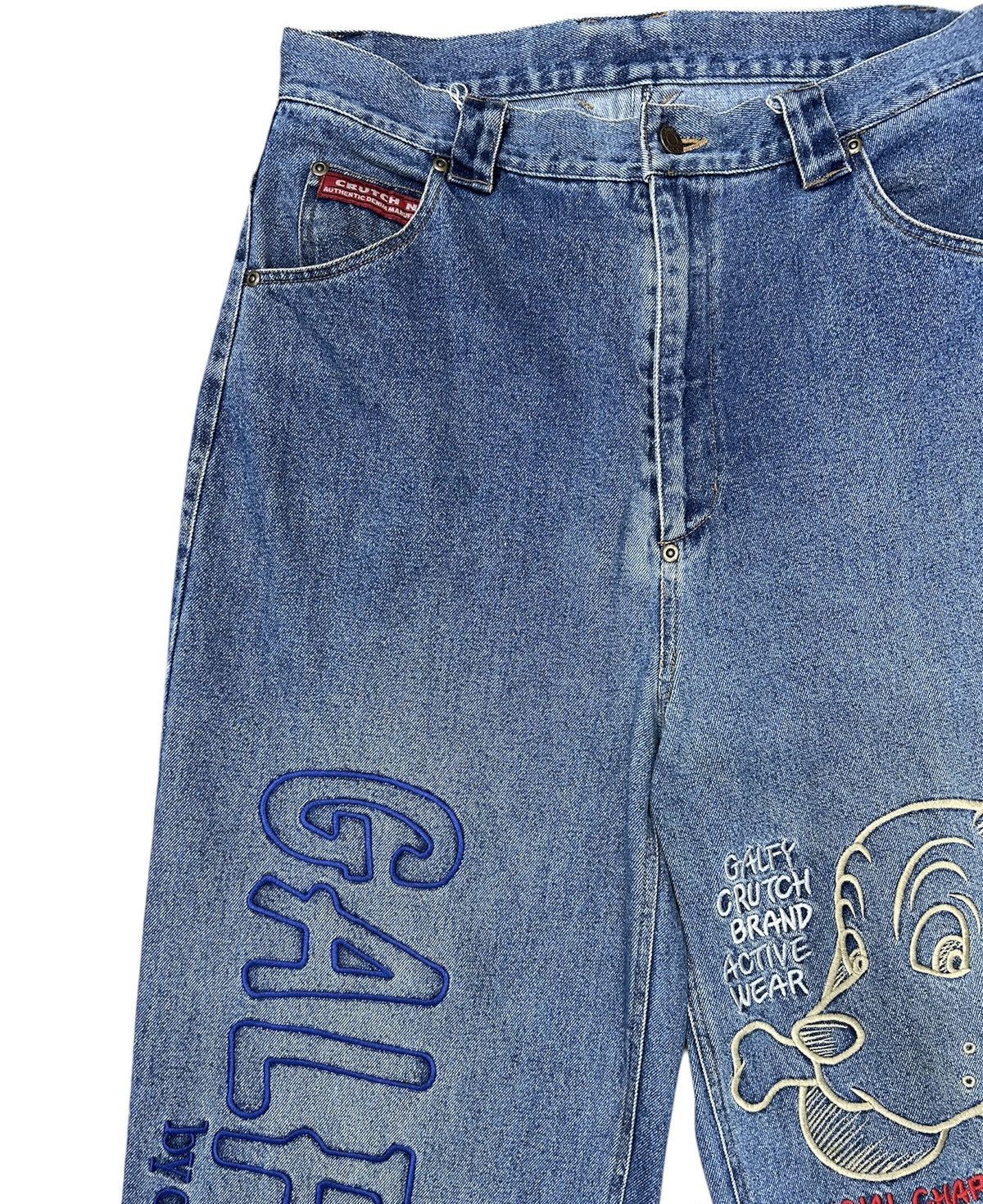 Japanese Brand Galfy by Crutch Baggy Jeans Size US 30 / EU 46 - 4 Thumbnail