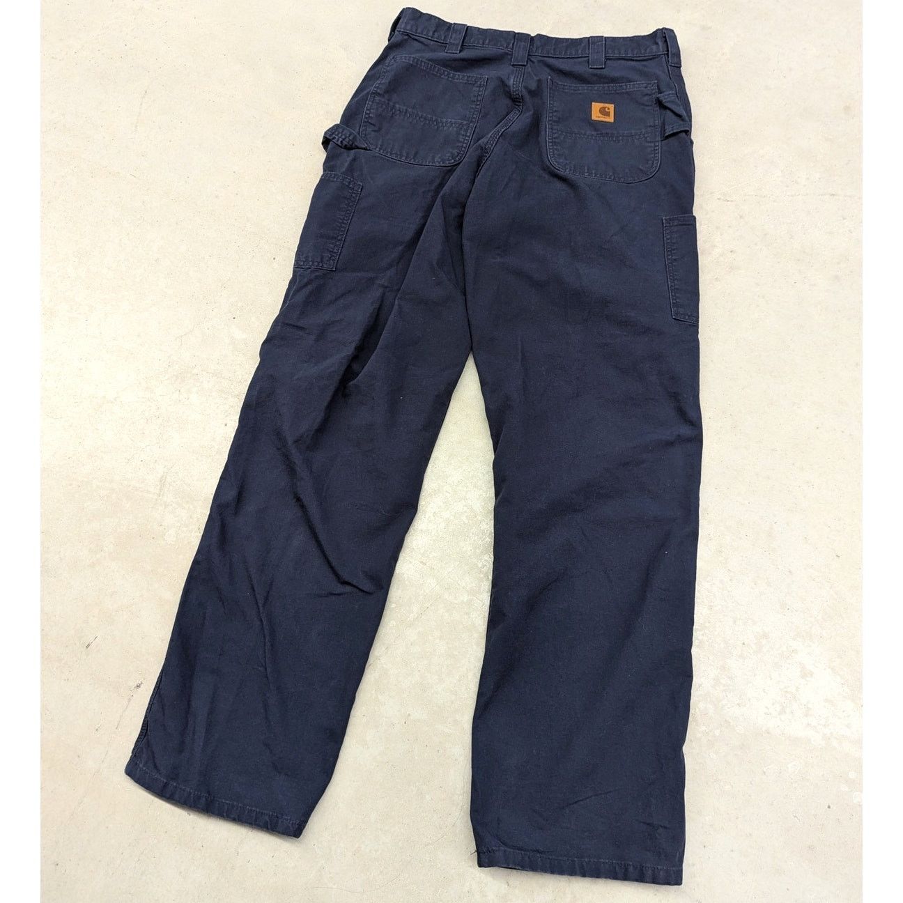 Carhartt × Vintage Carhartt B151 Navy blue Carpenter pants Size US 35 - 1 Thumbnail