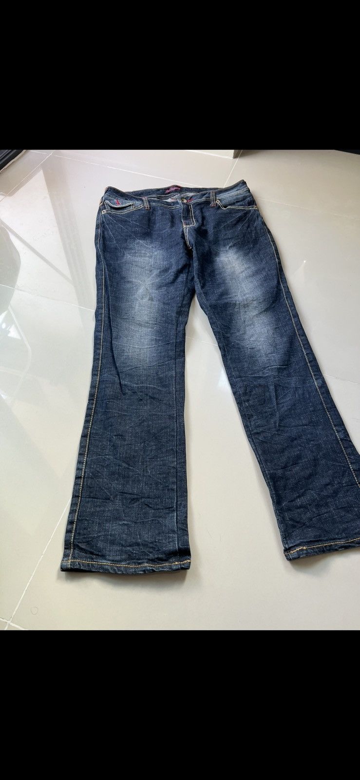 Japanese Brand Mer-Lassette Japanese Y2K Denim Jeans Size US 34 / EU 50 - 7 Thumbnail