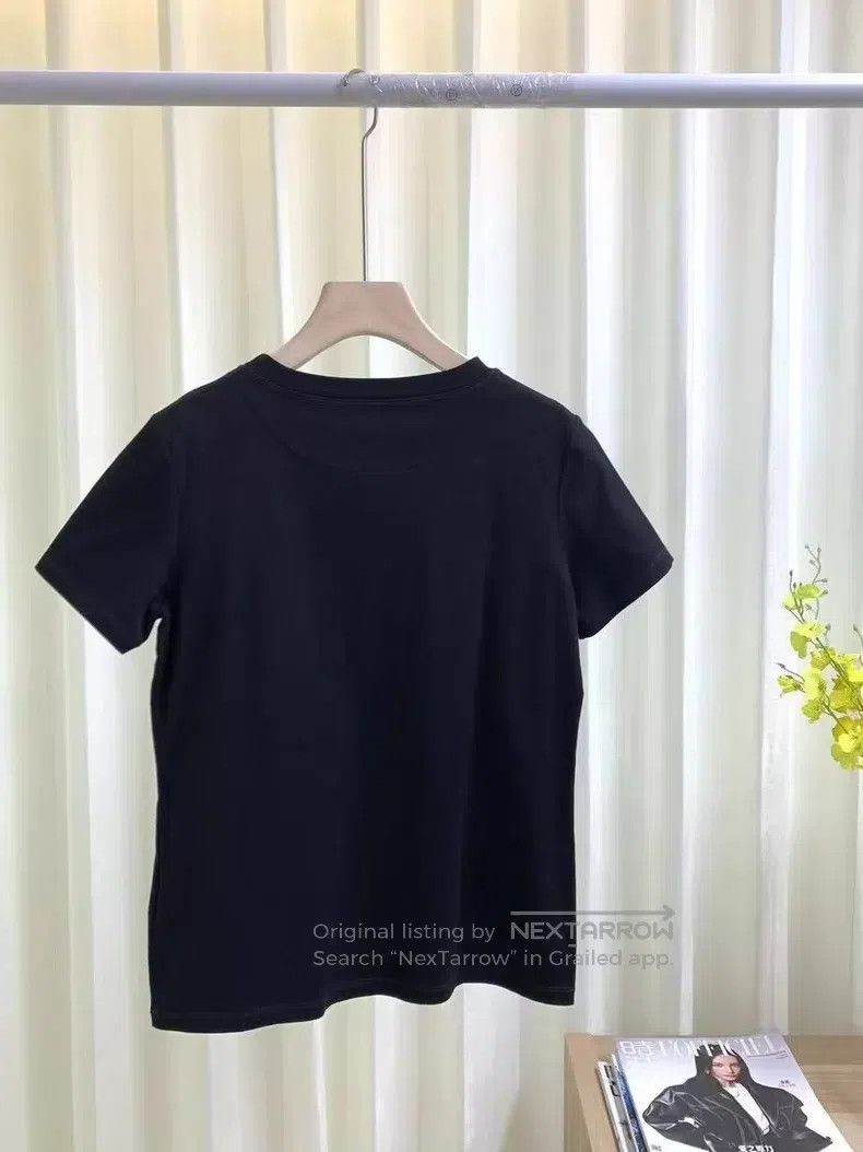 Hermes Hermes Black short T-shirt Size XS / US 0-2 / IT 36-38 - 2 Thumbnail
