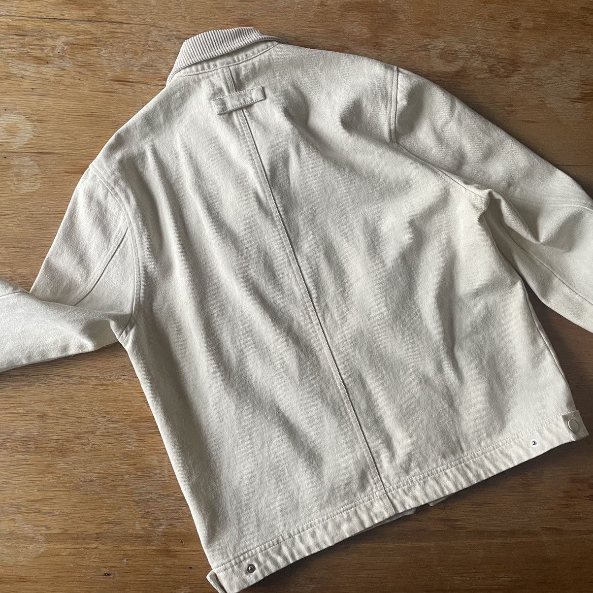 Brixtol × Stockholm Surfboard Club Carter jacket in Ecru (100% cotton) Size US M / EU 48-50 / 2 - 5 Thumbnail