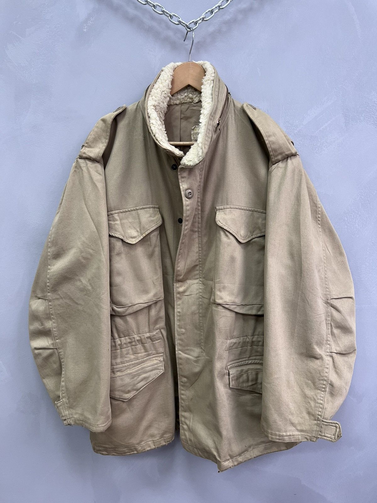 VINTAGE COLD PARKA USA Bomber Alpha Industies jacket