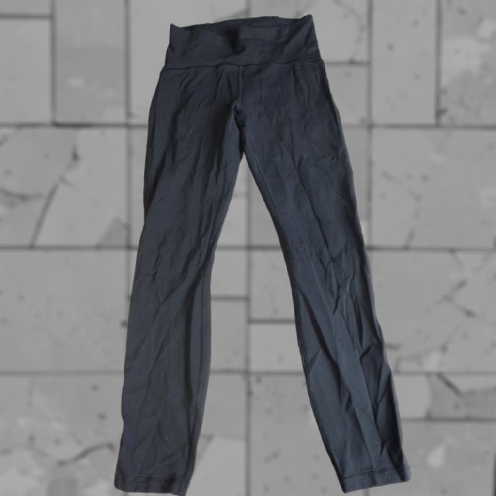 Lululemon Lululemon Leggings Small Black Train Times LW5AMOSX Size 28" / US 6 / IT 42 - 1 Thumbnail