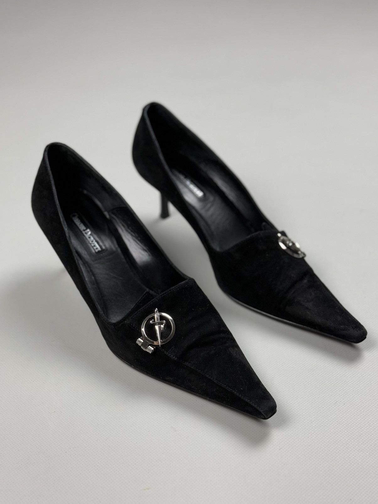 Paciotti Cesare Paciotti Dagger Suede Ladies Heels Size 39 / US 8 Size US 8 / IT 38 - 5 Thumbnail