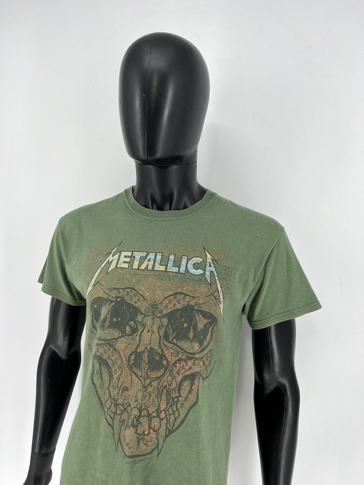 Band Tees Vintage Y2K Metallica Skulls Dead Face Band Rock Streetwear Size US M / EU 48-50 / 2 - 4 Thumbnail