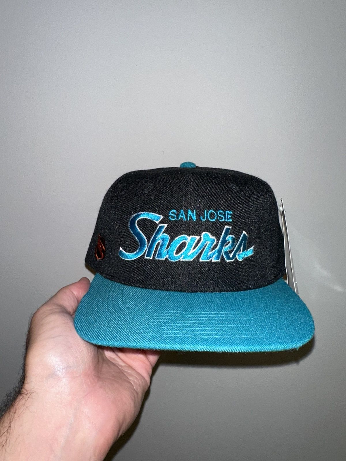 Sports Specialties × Vintage Vintage San Jose Sharks Sport Specialties Snapback Hat Size ONE SIZE - 1 Thumbnail