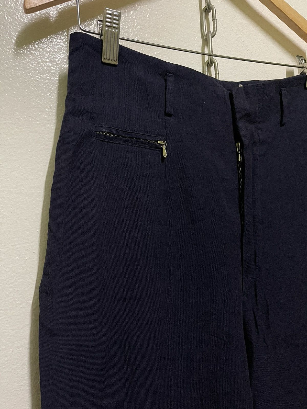 Katharine Hamnett London × Vintage Katharine Hamnett 90s Wool Pants Size 30" / US 8 / IT 44 - 2 Thumbnail