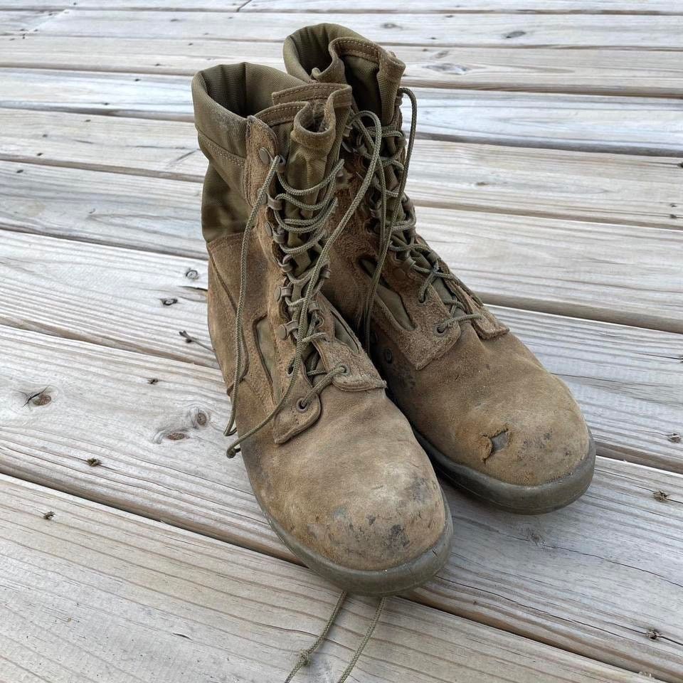 Vintage vintage military combat boots size 10 Size US 10 / EU 43 - 2 Thumbnail