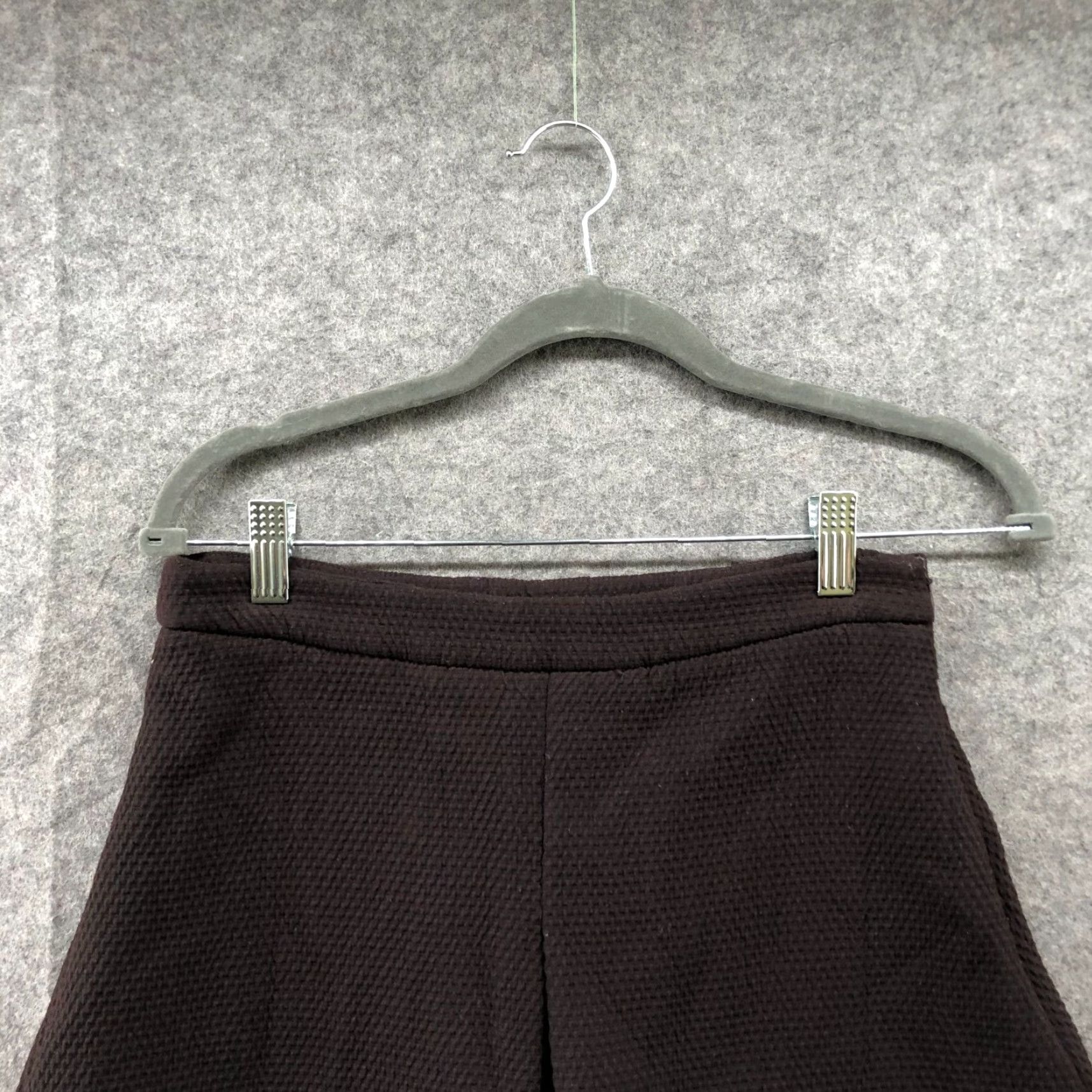 Zara Zara Skirt Womens S Brown Pleated Flare A-Line Textured High Rise Short Knit Polyester Mini Skirt Size 28" / US 6 / IT 42 - 3 Thumbnail