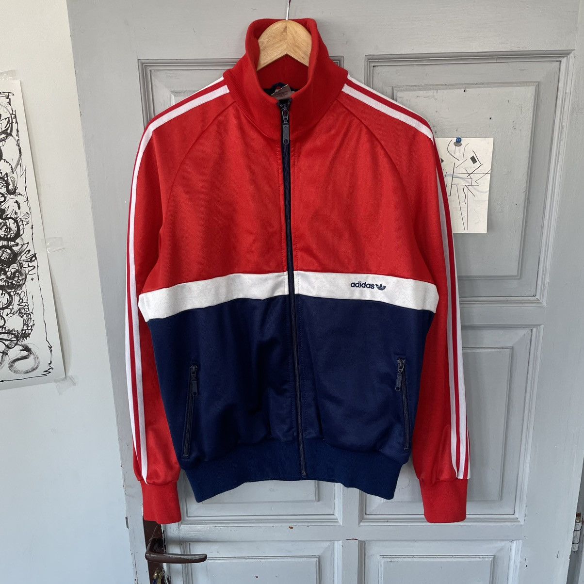 Adidas × Vintage 🔥Vintage Adidas 70-80’s Tracksuit Jacket size M Size US M / EU 48-50 / 2 - 3 Thumbnail