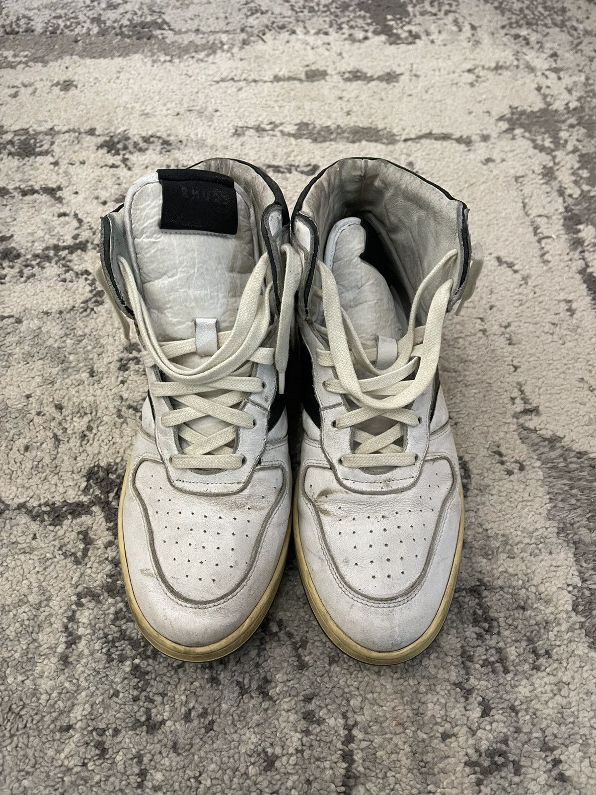 Rhude rhude rhecess hi top sneaker Size US 9 / EU 42 - 3 Thumbnail