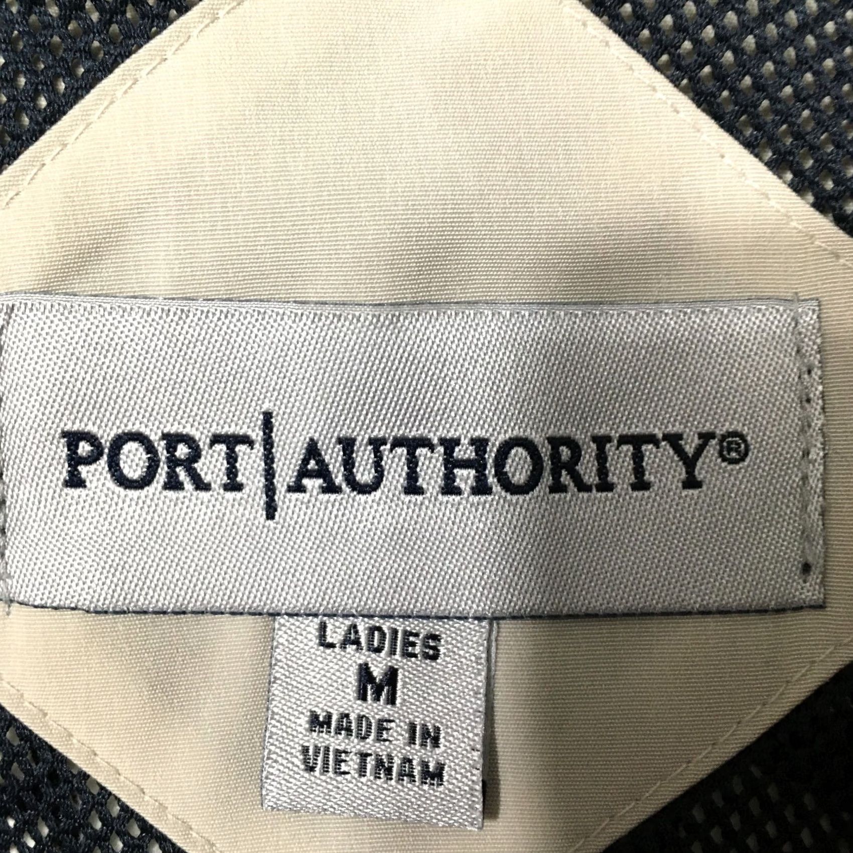 Port Authority Port Authority Beige Full Zip Jacket Collared Embroidered Windbreaker Women M Size Medium Size M / US 6-8 / IT 42-44 - 3 Thumbnail