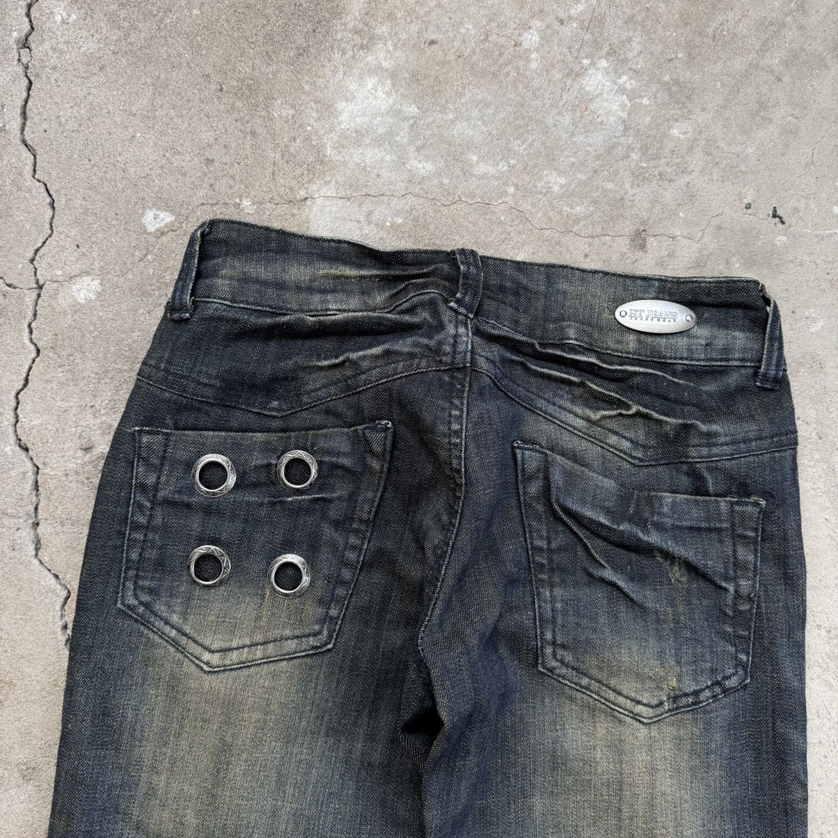 Seditionaries Vintage Y2K JT Denim Straigt Fit Size 25" / US 0 / IT 36 - 3 Thumbnail